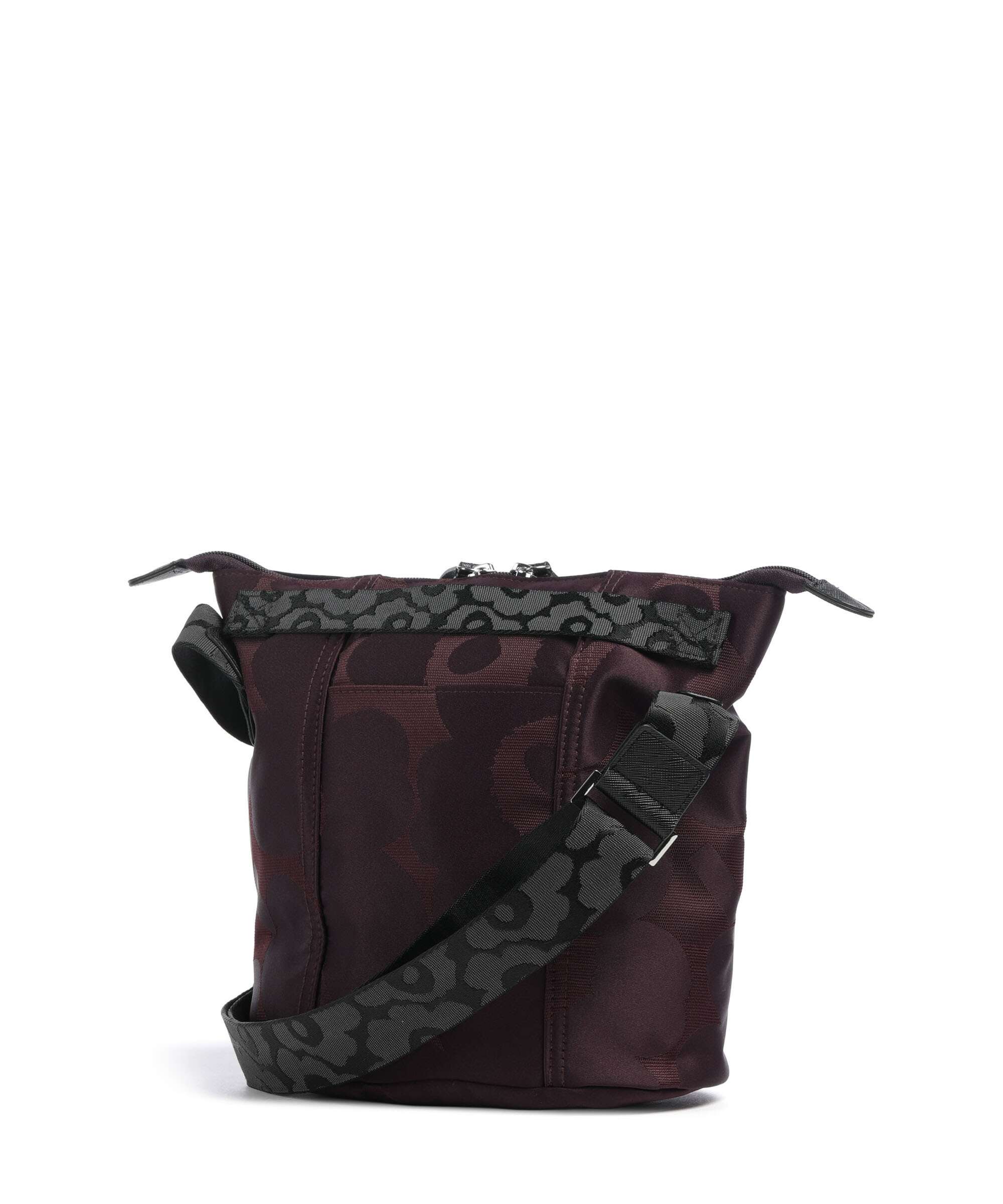 Marimekko Wear All Day Unikko Torebka worek wine red/dark wine - Image 2