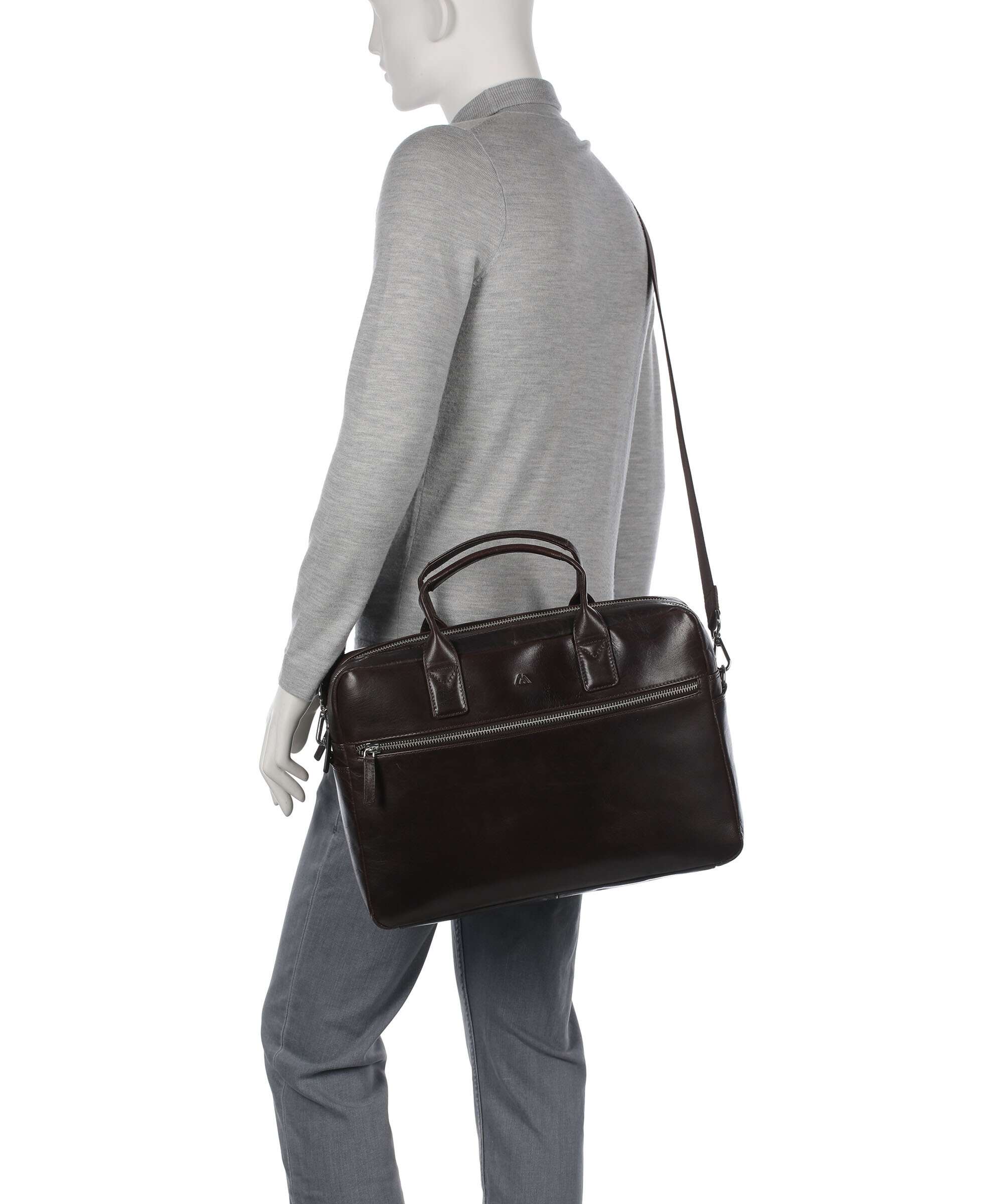 Markberg Kingston Aktówka espresso brown - Image 3