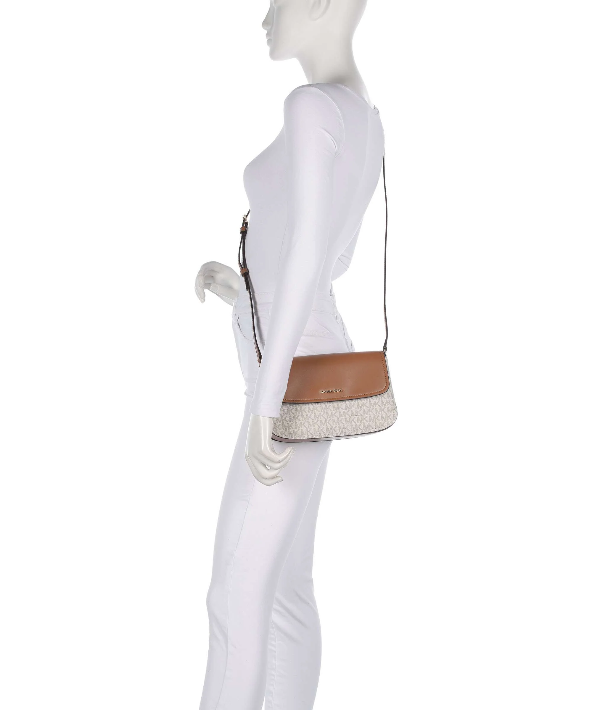 Michael Kors Alice Small Torba przez ramię vanilla/acorn - Image 3