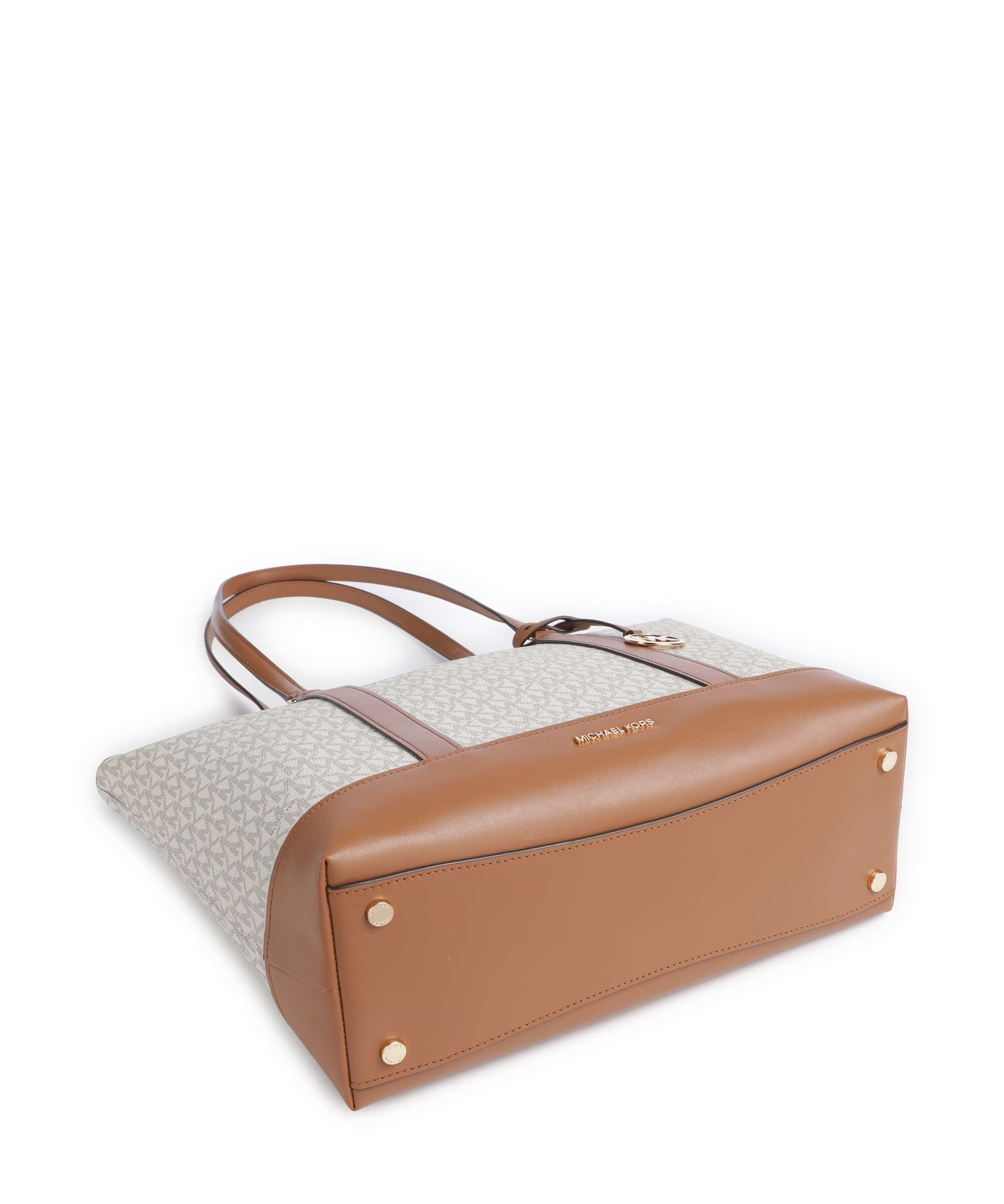 Michael Kors Andie Medium Torba na zakupy vanilla/acorn - Image 4