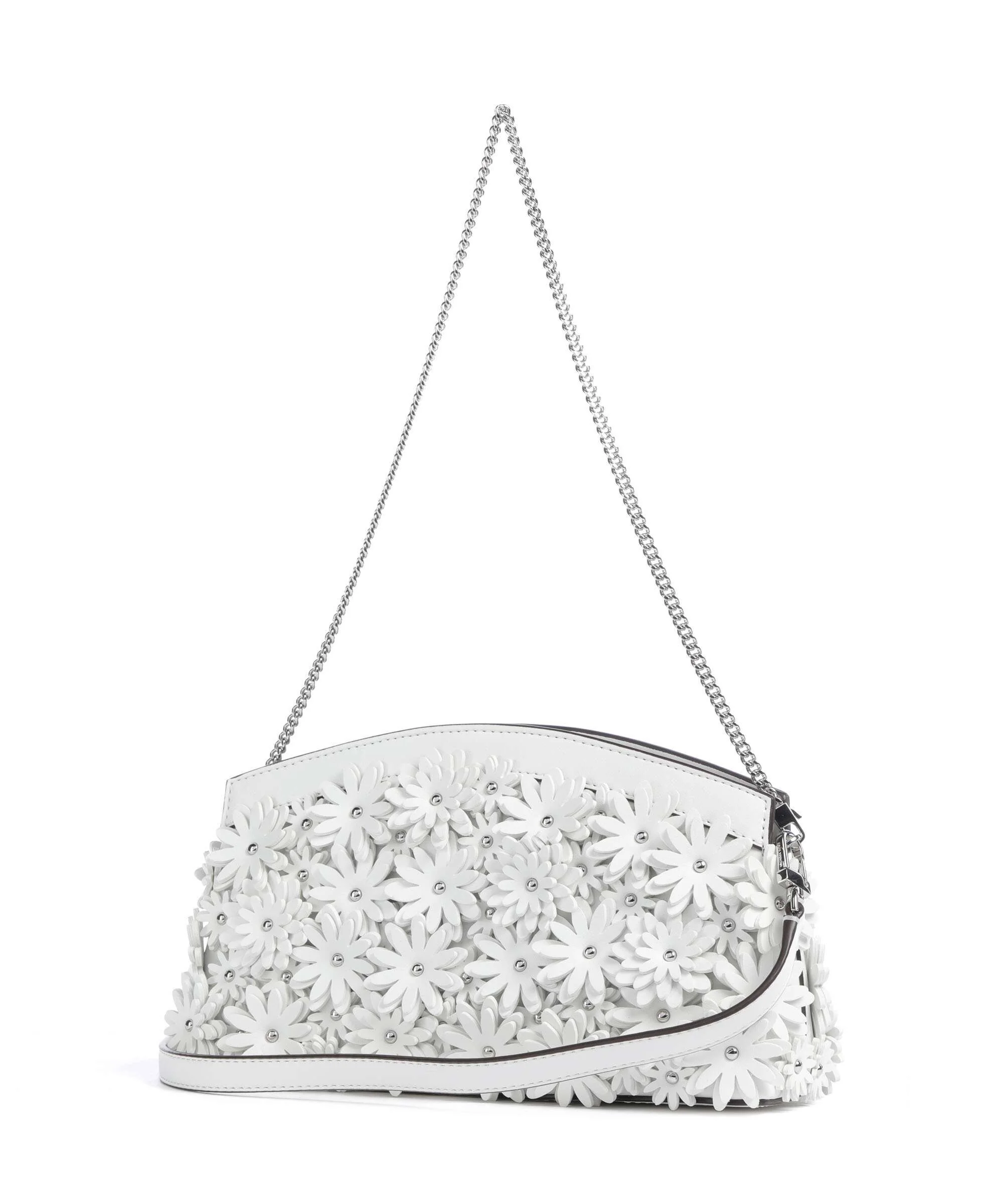 Michael Kors Athena Dome Chain Small Torba na ramię optic white - Image 2