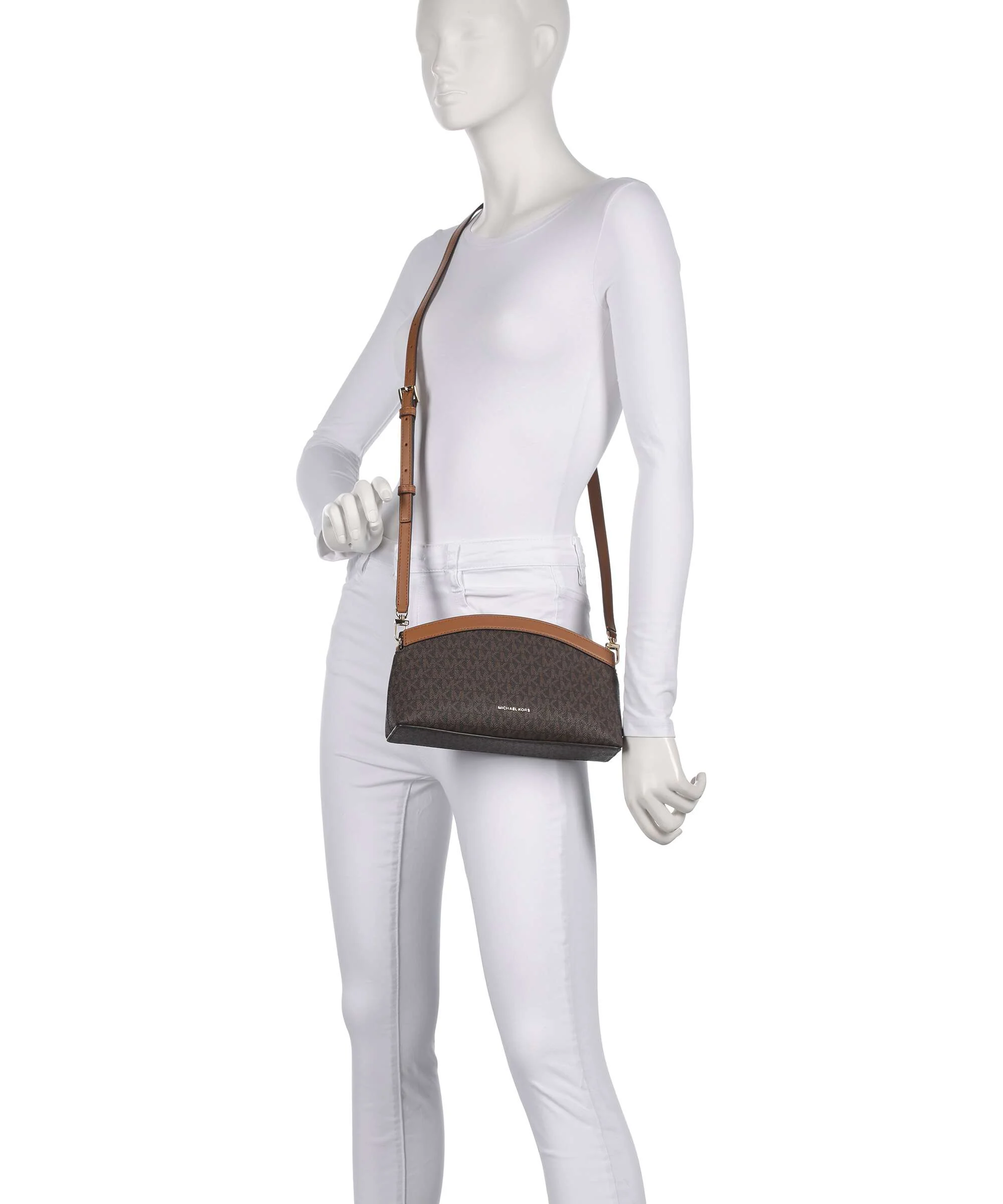 Michael Kors Athena Small Torba na ramię brown/acorn - Image 4