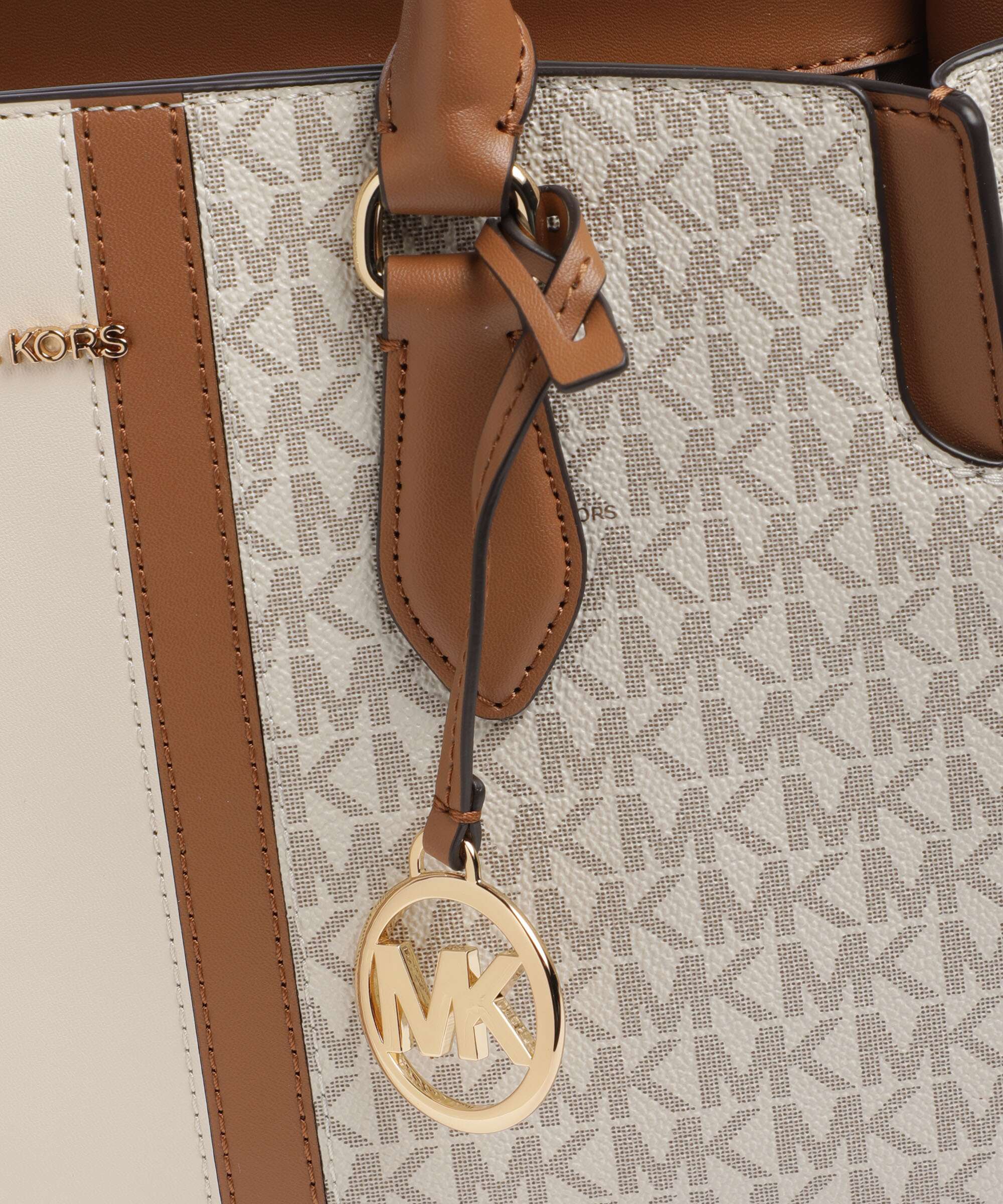 Michael Kors Becca Medium Torebka vanilla/acorn - Image 4
