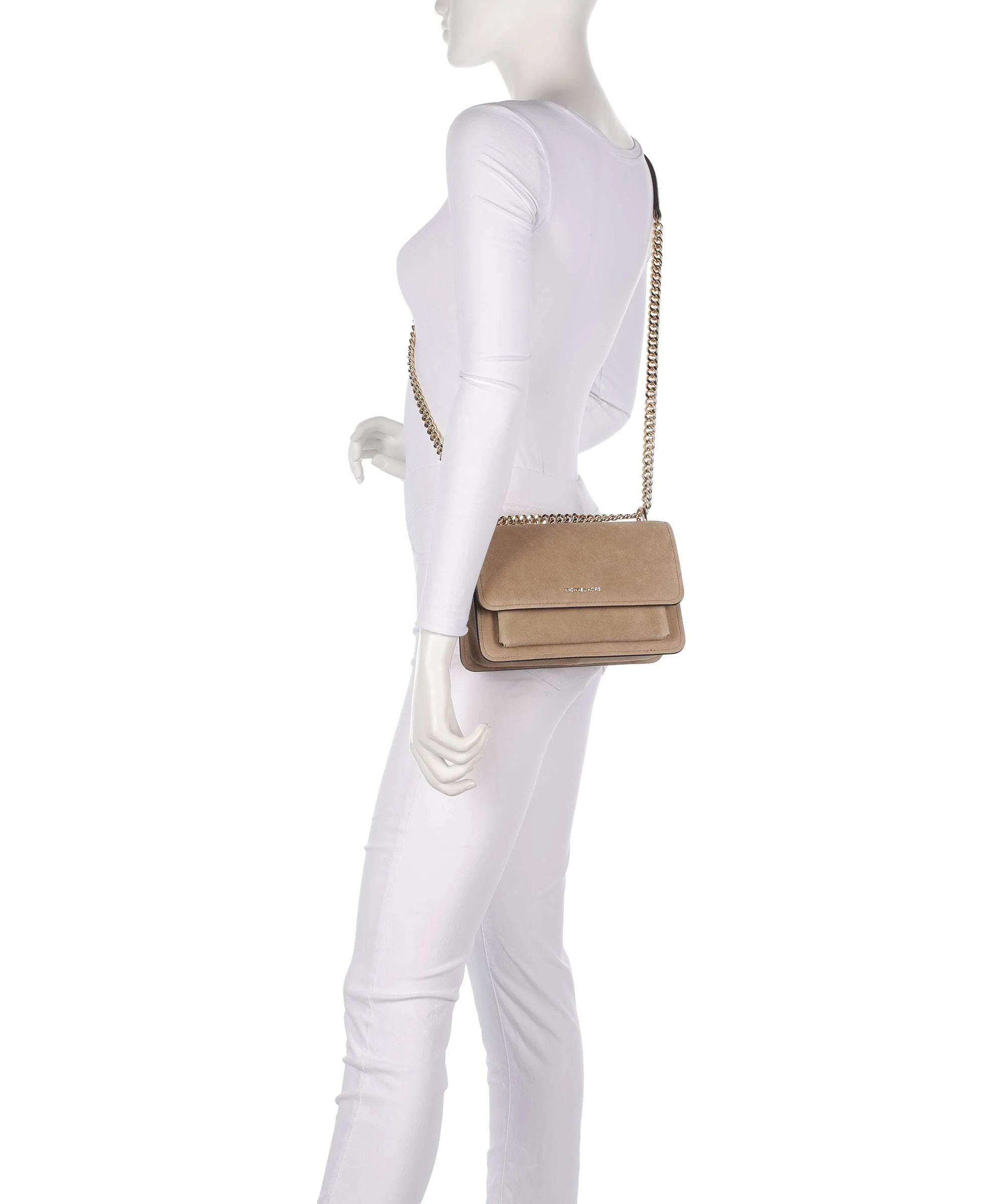 Michael Kors Claire Large Torba na ramię husk - Image 3