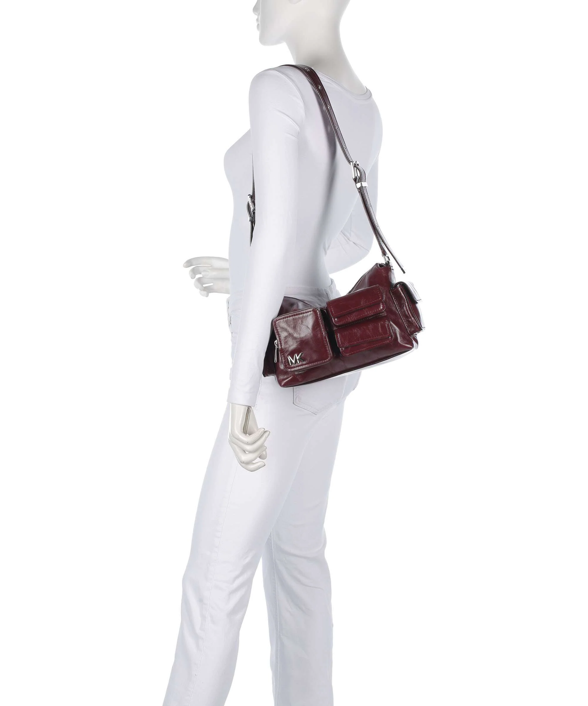Michael Kors Dakota Medium Torba na ramię oxblood - Image 3