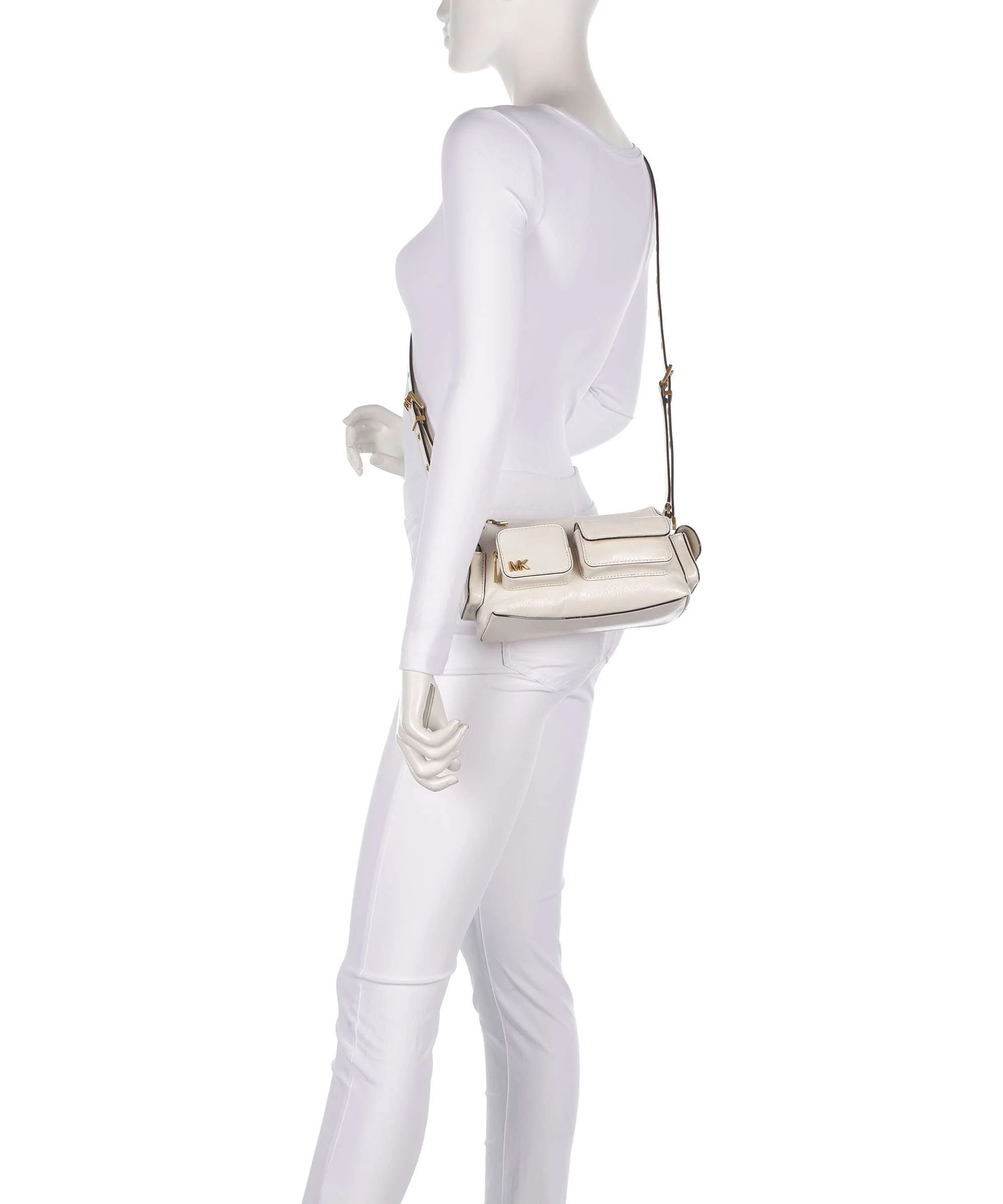 Michael Kors Dakota Small Torba przez ramię light cream - Image 3
