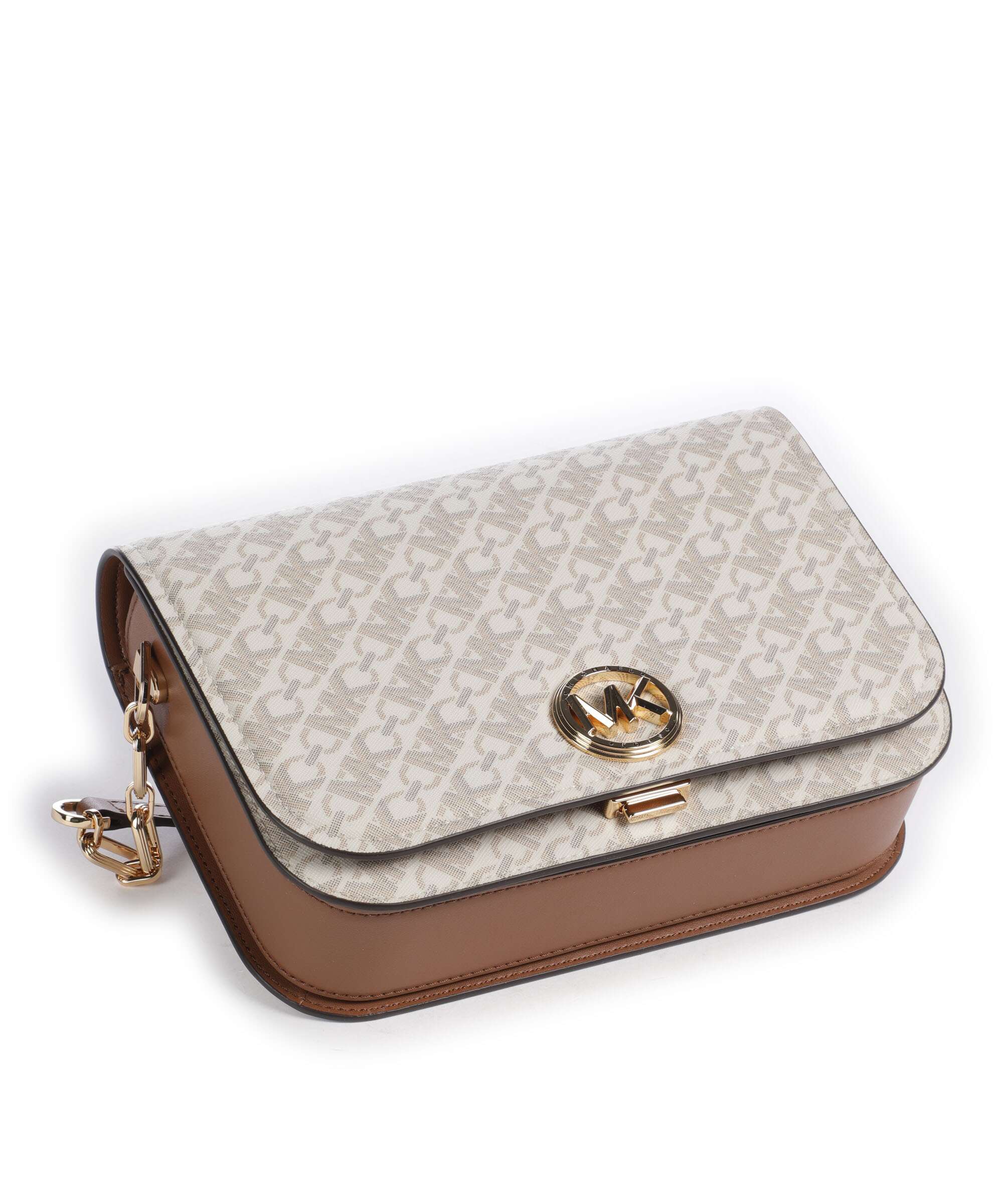 Michael Kors Delancey Torba przez ramię vanilla/luggage - Image 5
