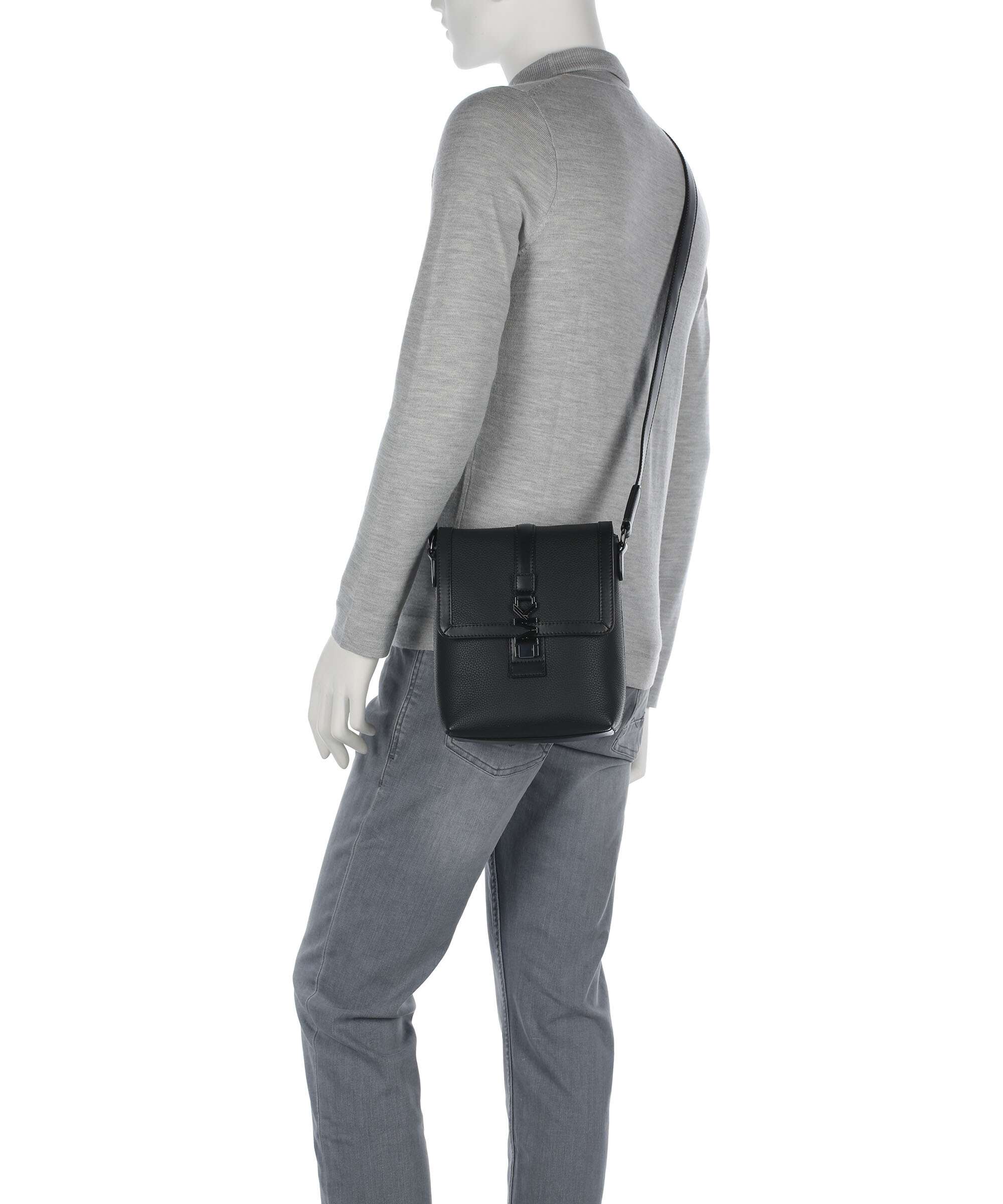 Michael Kors Ezra Torba przez ramię black - Image 3