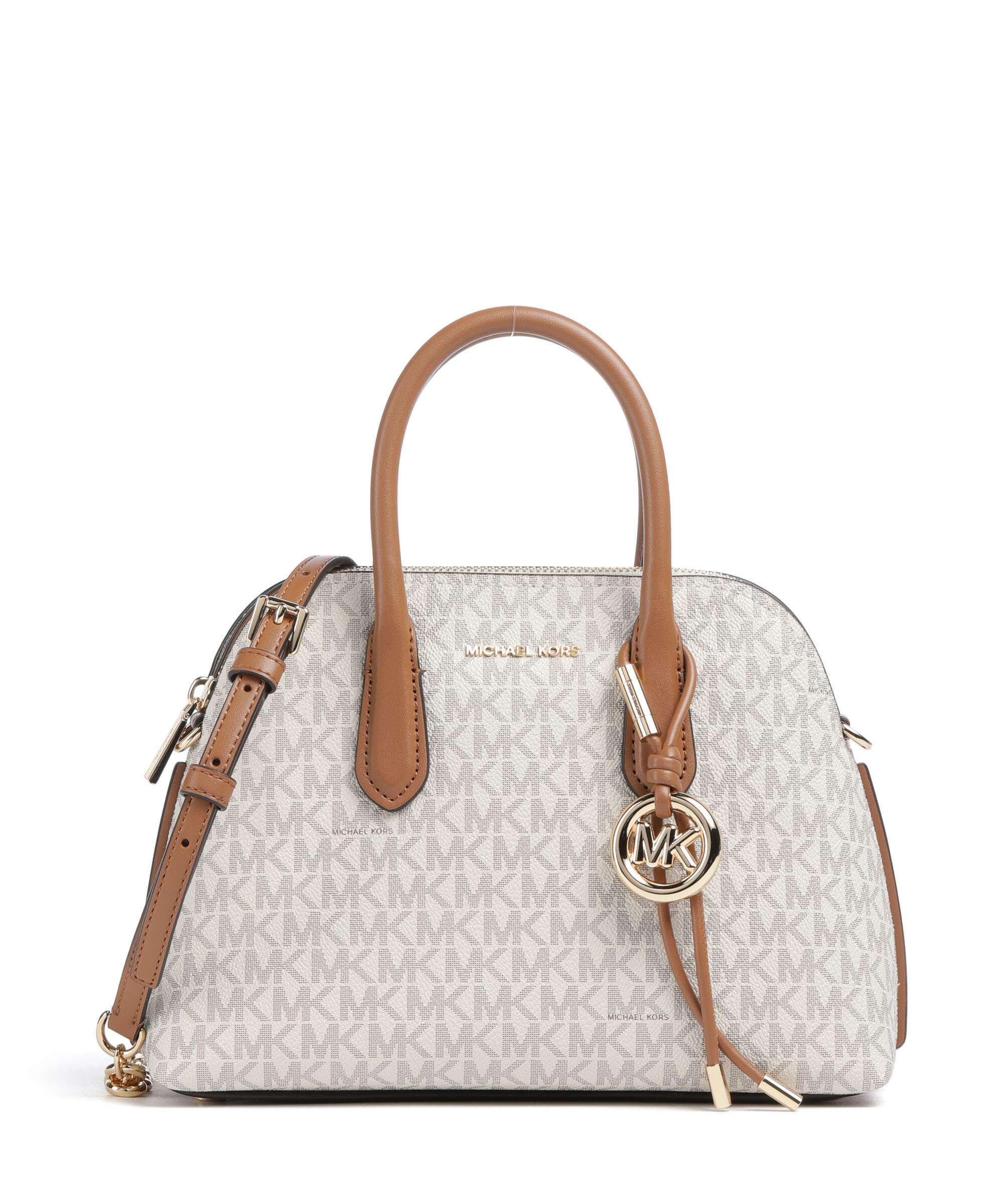 Michael Kors Freddie Medium Torebka vanilla/acorn