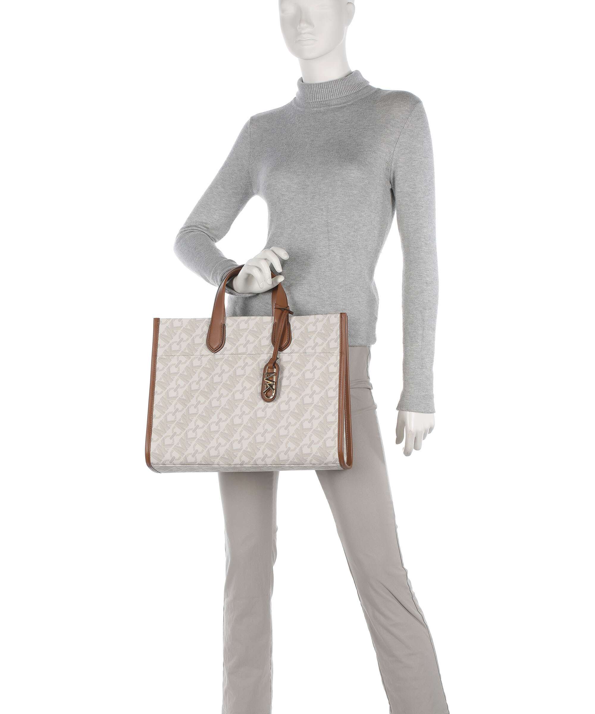 Michael Kors Gigi Torebka vanilla/luggage - Image 3