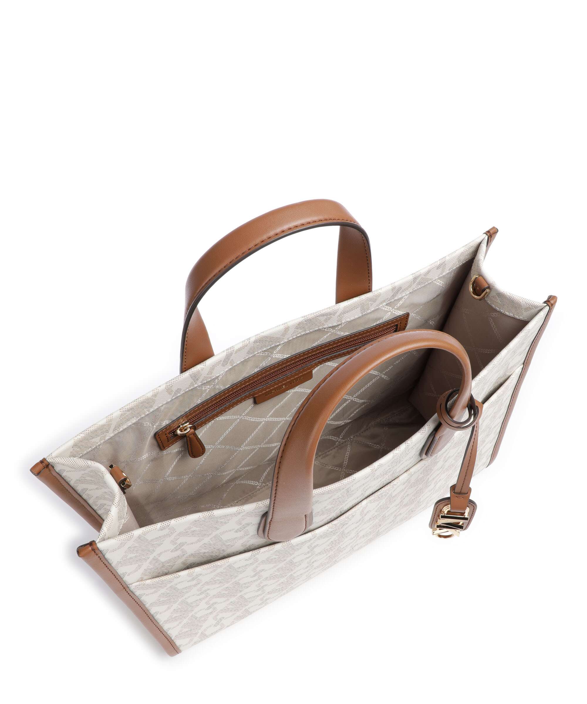 Michael Kors Gigi Torebka vanilla/luggage - Image 6