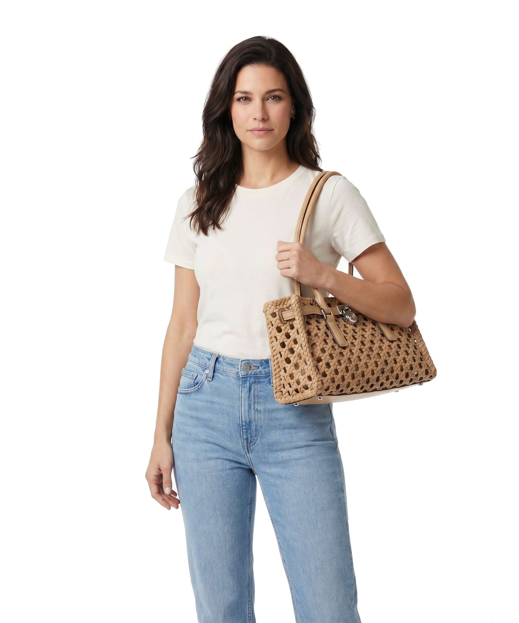 Michael Kors Hamilton Moderne Small Torba na ramię peanut - Image 4