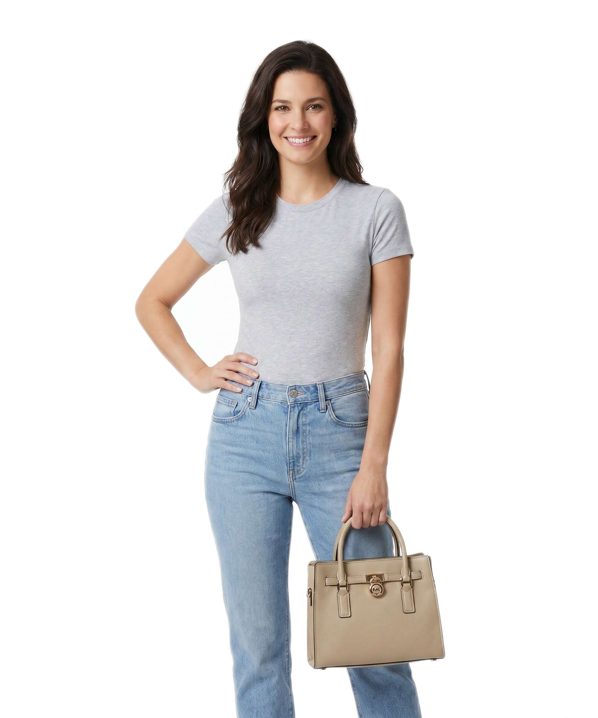 Michael Kors Hamilton Moderne Small Torebka khaki - Image 3