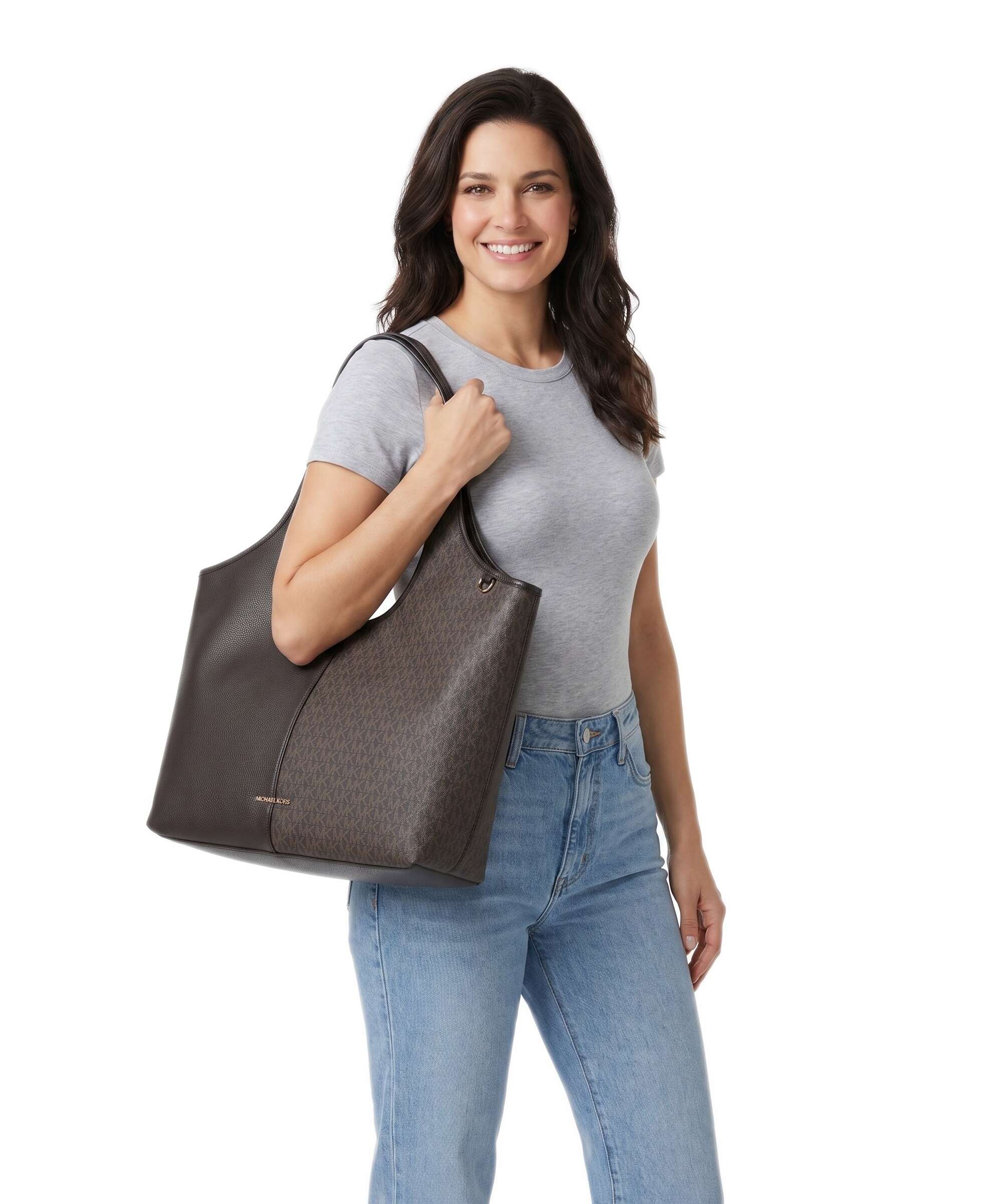 Michael Kors Henly Large Torba na zakupy chocolate - Image 3
