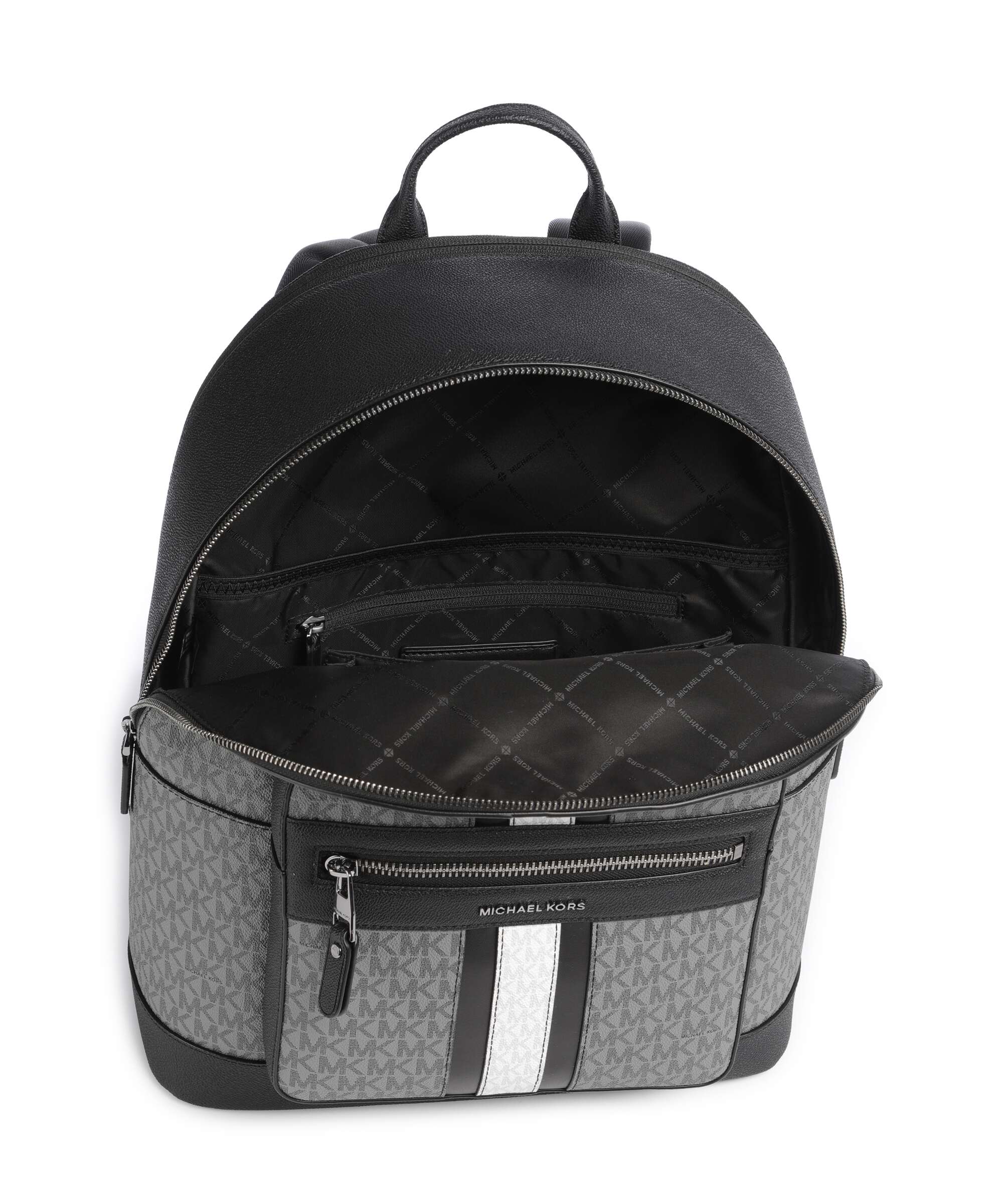 Michael Kors Hudson Plecak str gray/black - Image 5