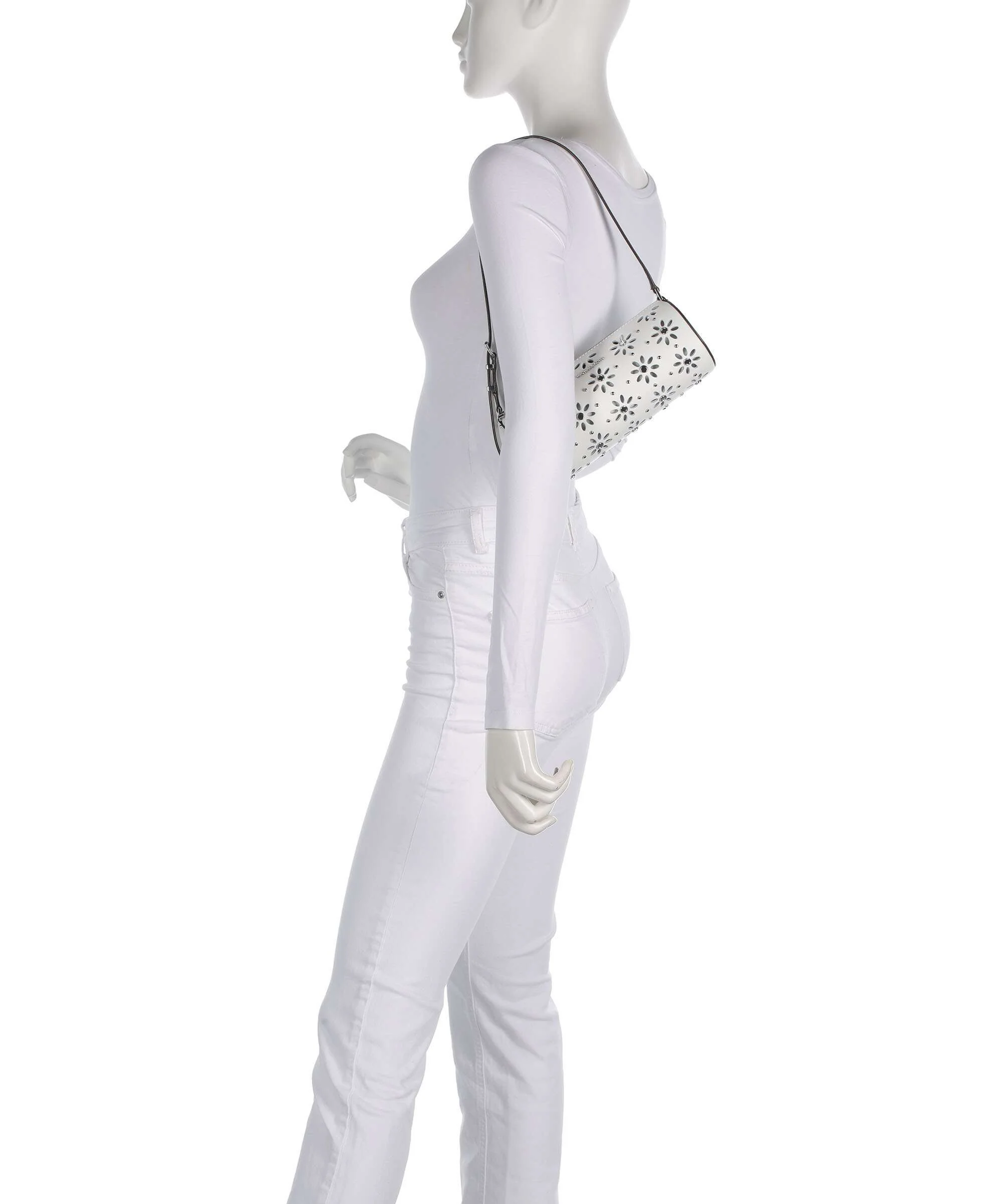Michael Kors Izzy Small Torba na ramię optic white - Image 3