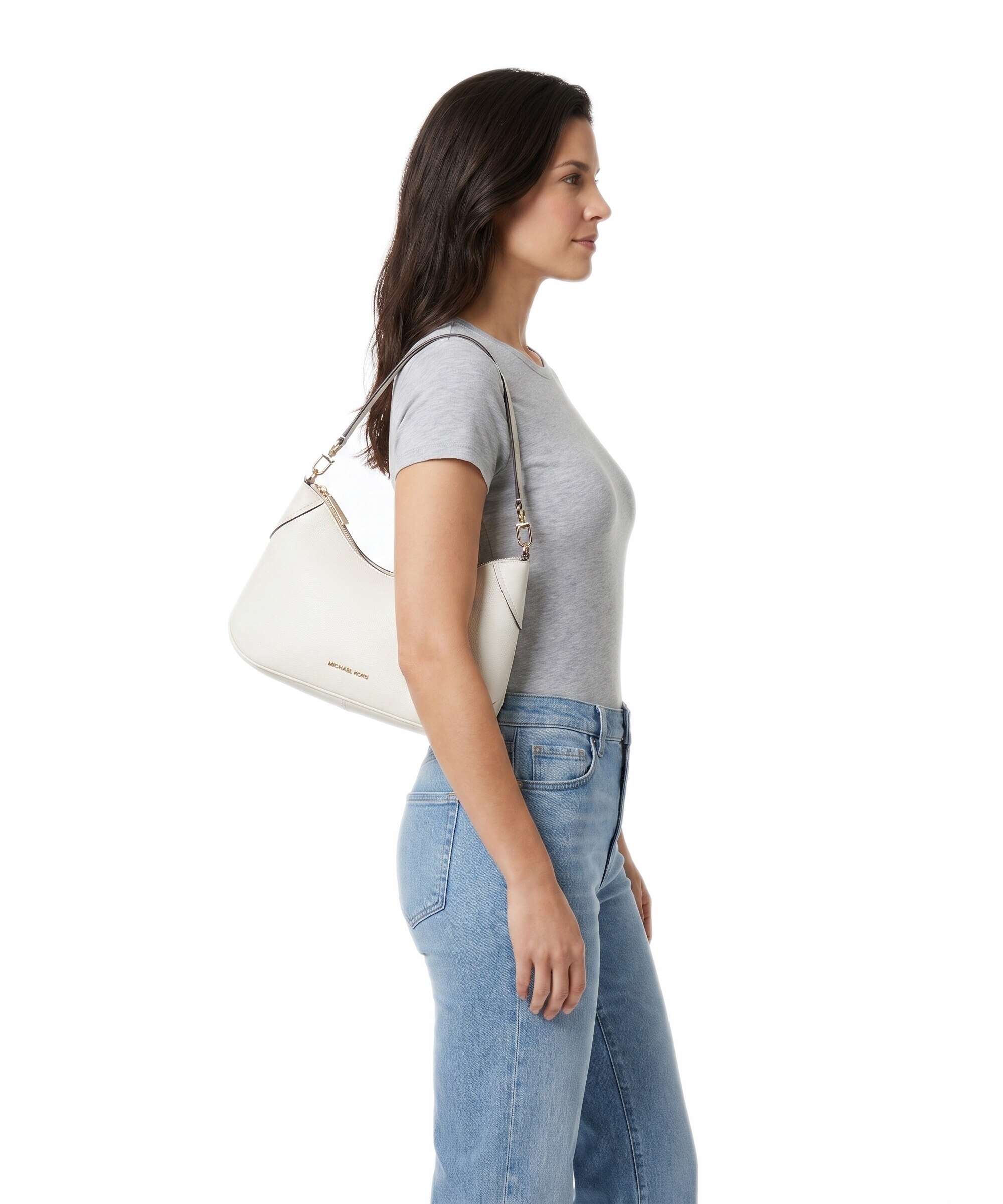 Michael Kors Jet Set Medium Torba na ramię eggshell - Image 3