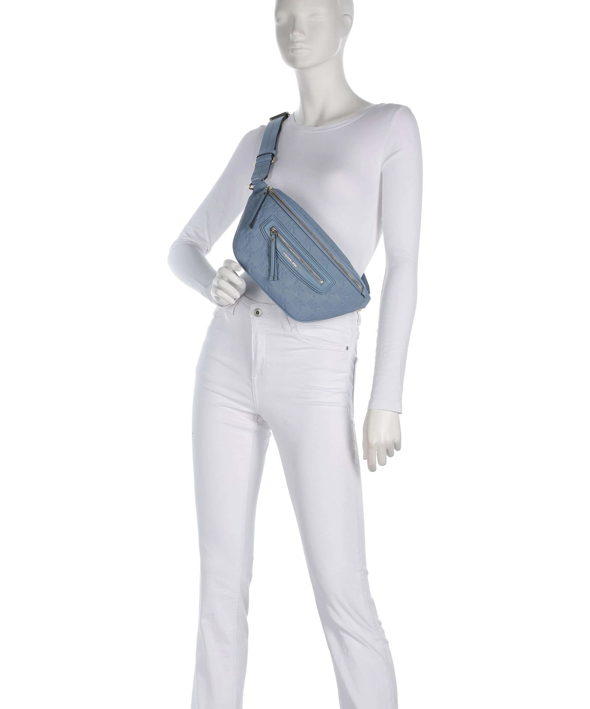 Michael Kors Jet Set Travel Medium Saszetka nerka chambray - Image 3
