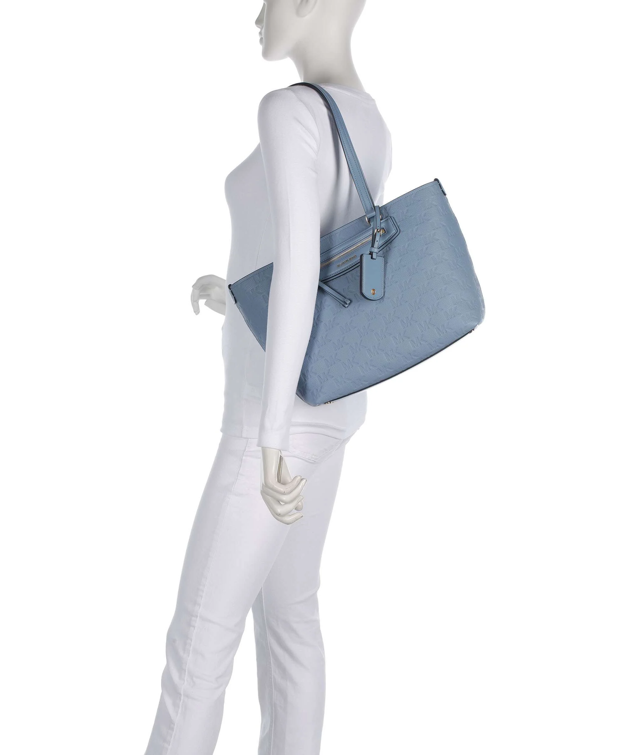 Michael Kors Jet Set Travel Medium Torba na zakupy chambray - Image 3