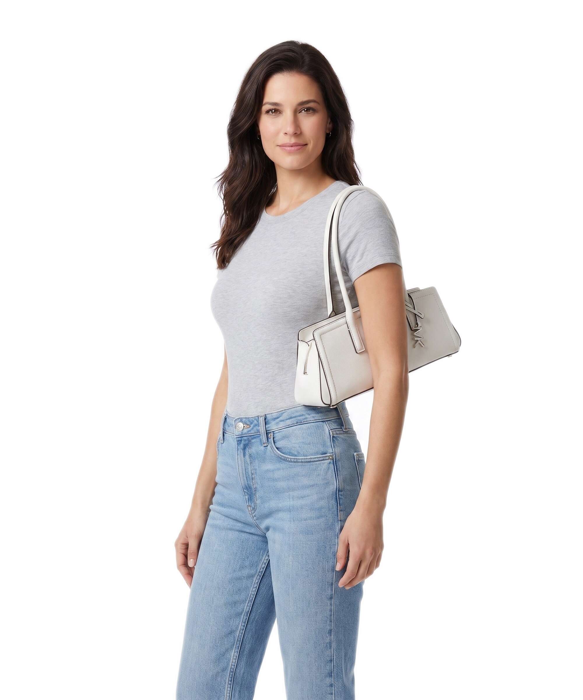 Michael Kors Laila Small Torba na ramię eggshell - Image 3