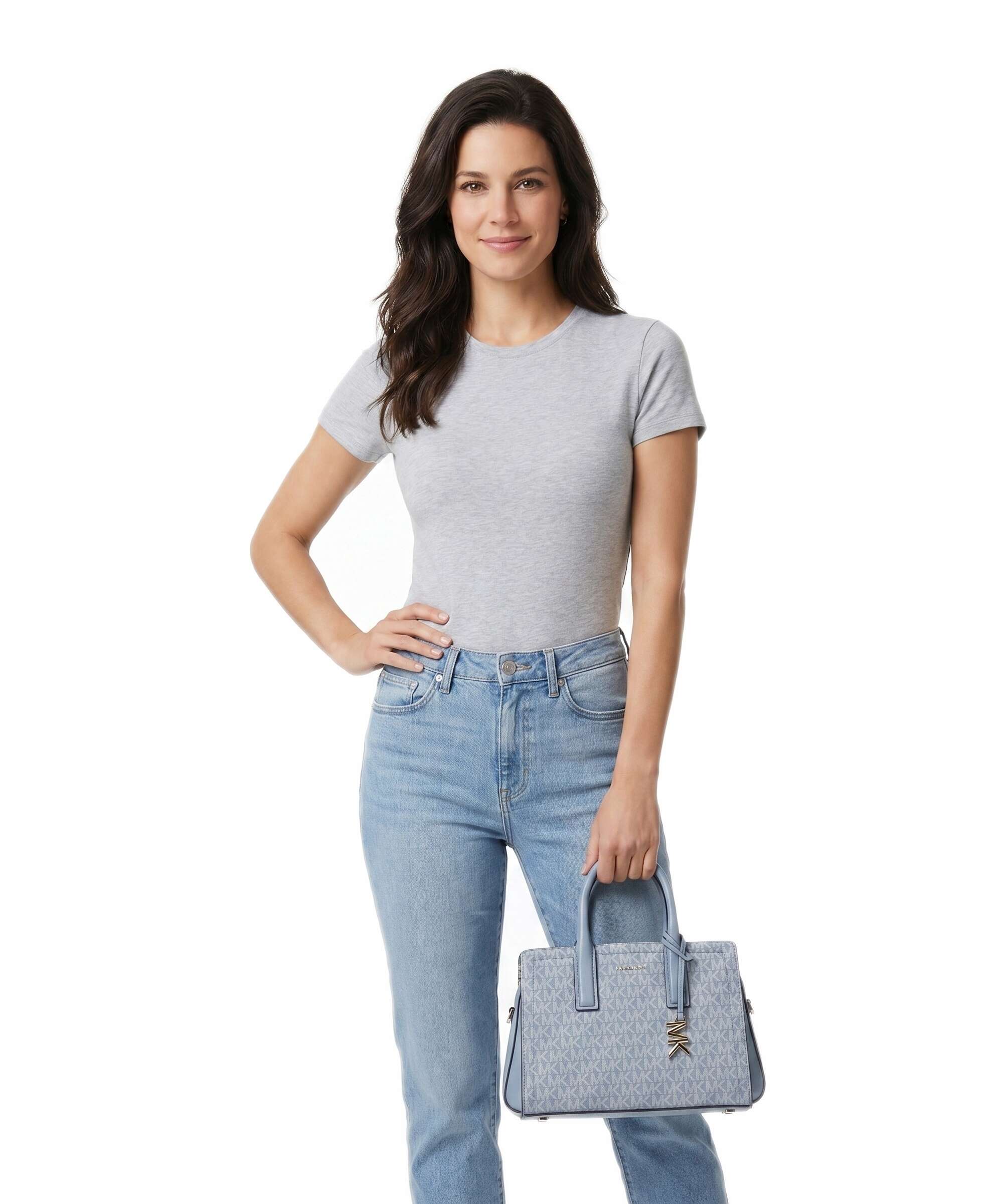 Michael Kors Laila Small Torebka chambray - Image 3