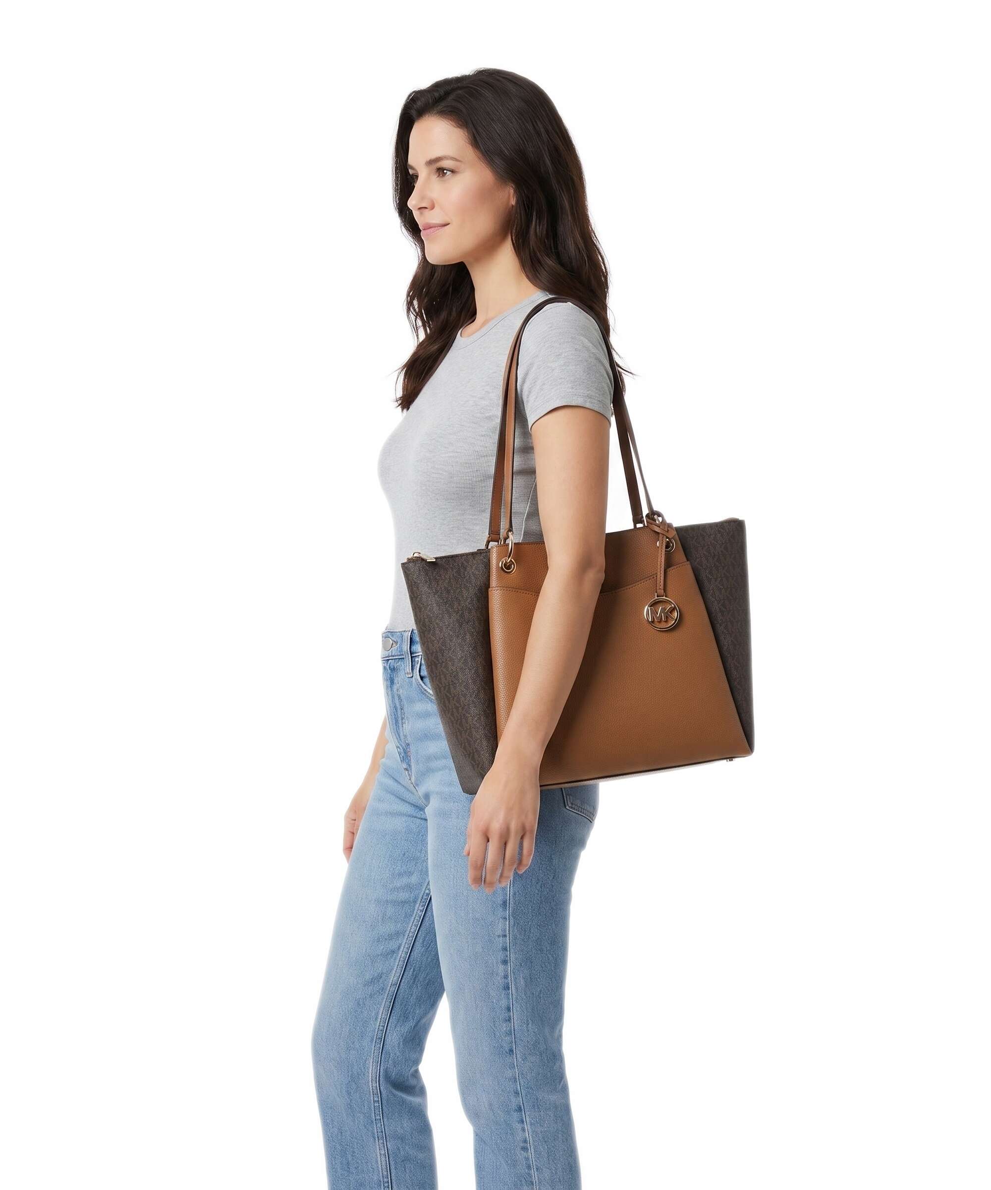Michael Kors May Large Torba na zakupy brown/acorn - Image 3