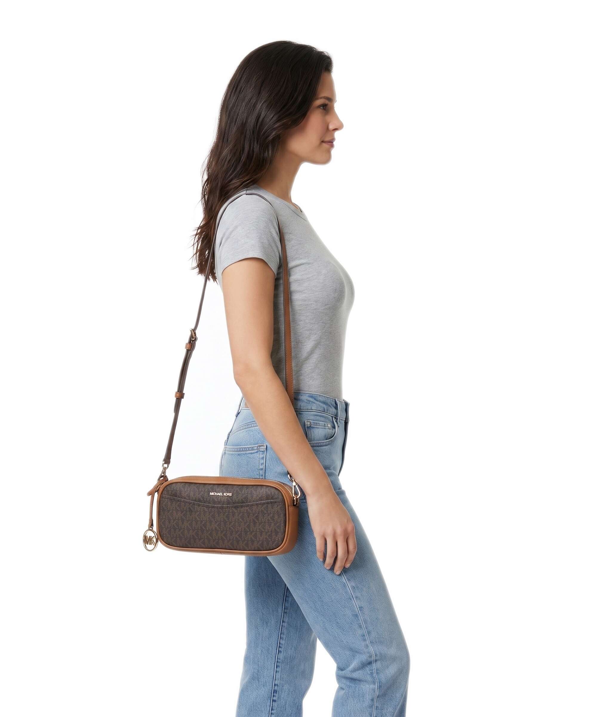Michael Kors May Small Torba na ramię brown/acorn - Image 3