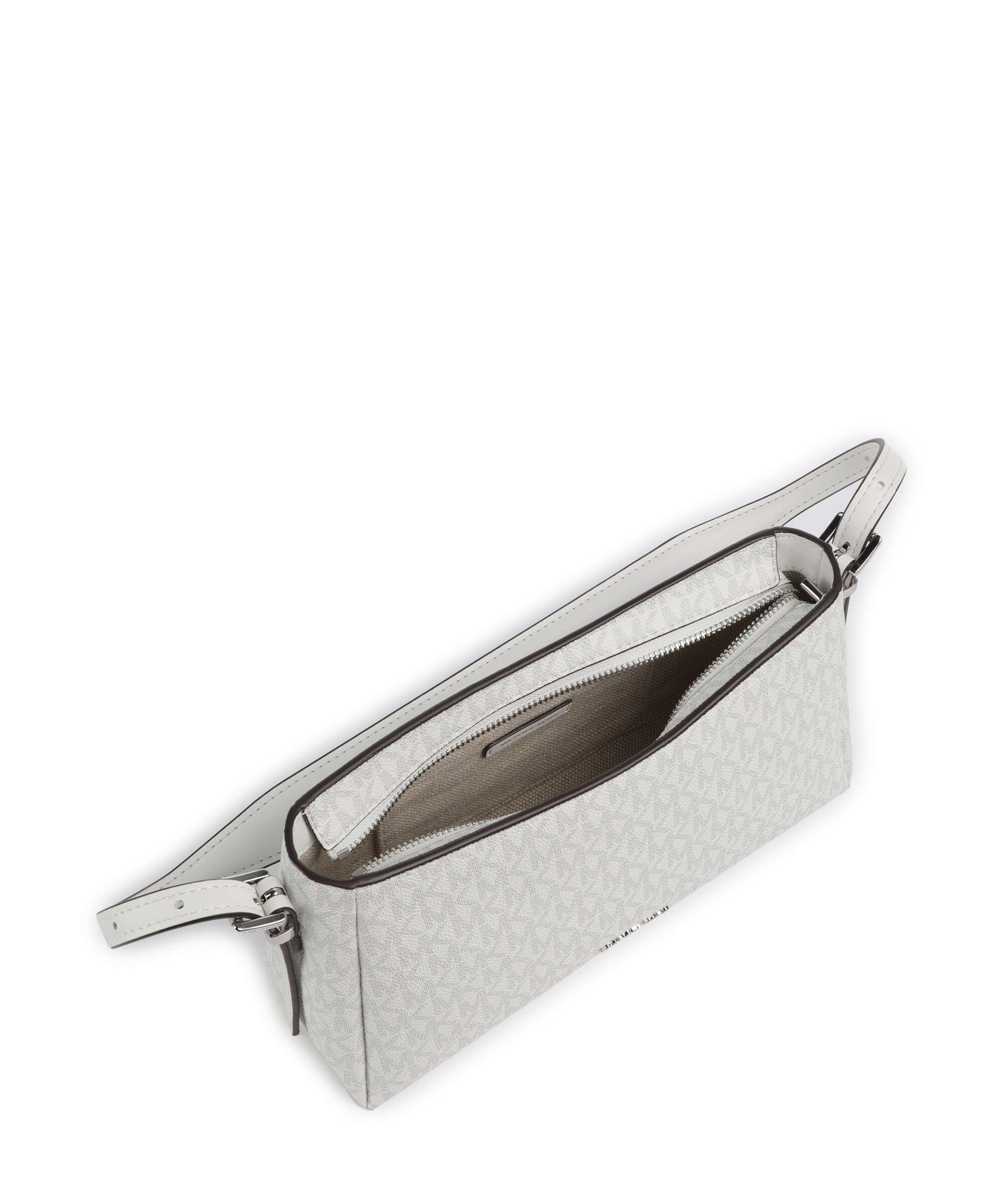 Michael Kors Moore Torba na ramię optic white/alluminium - Image 6