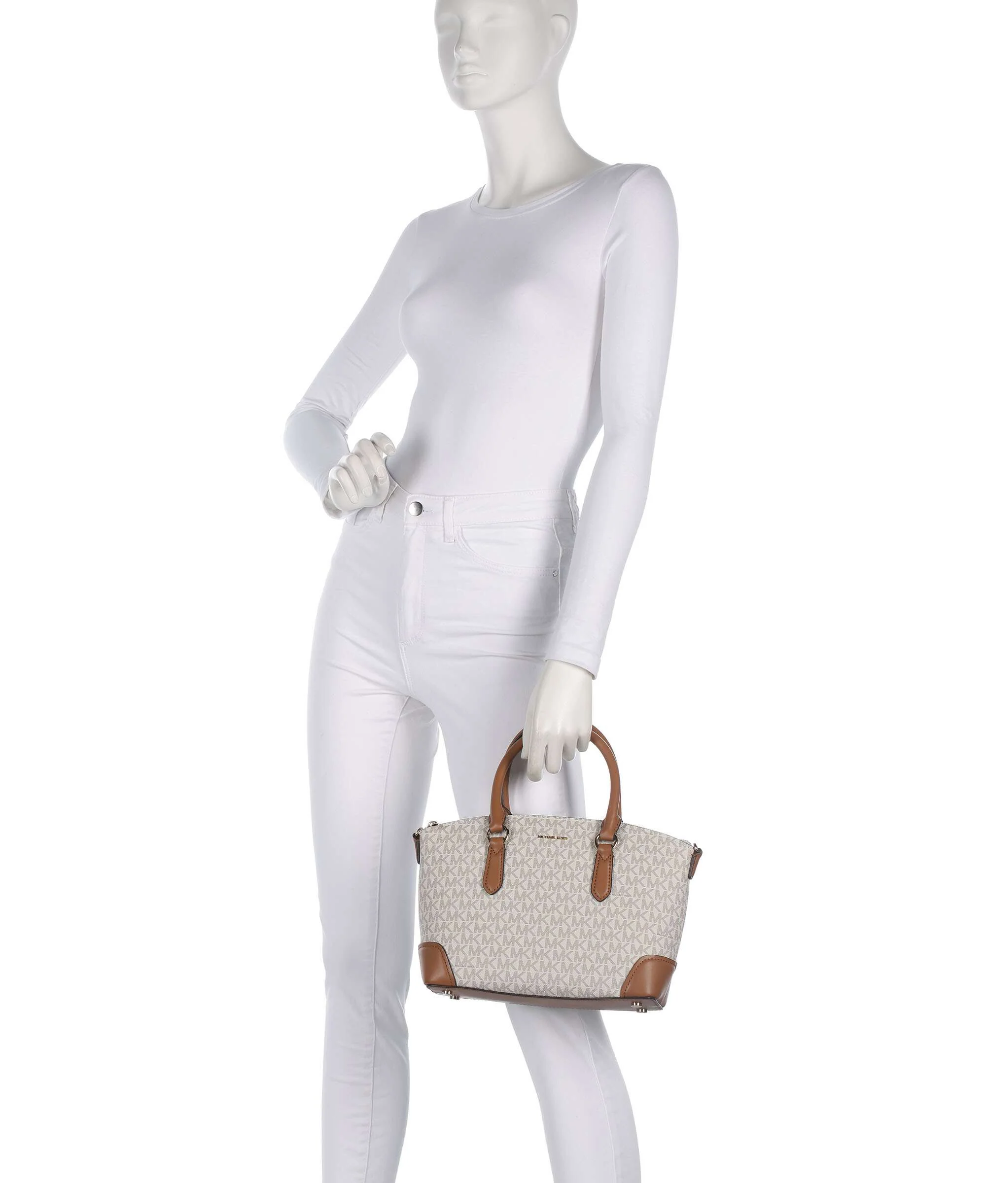 Michael Kors Murphy Medium Torebka vanilla/acorn - Image 3