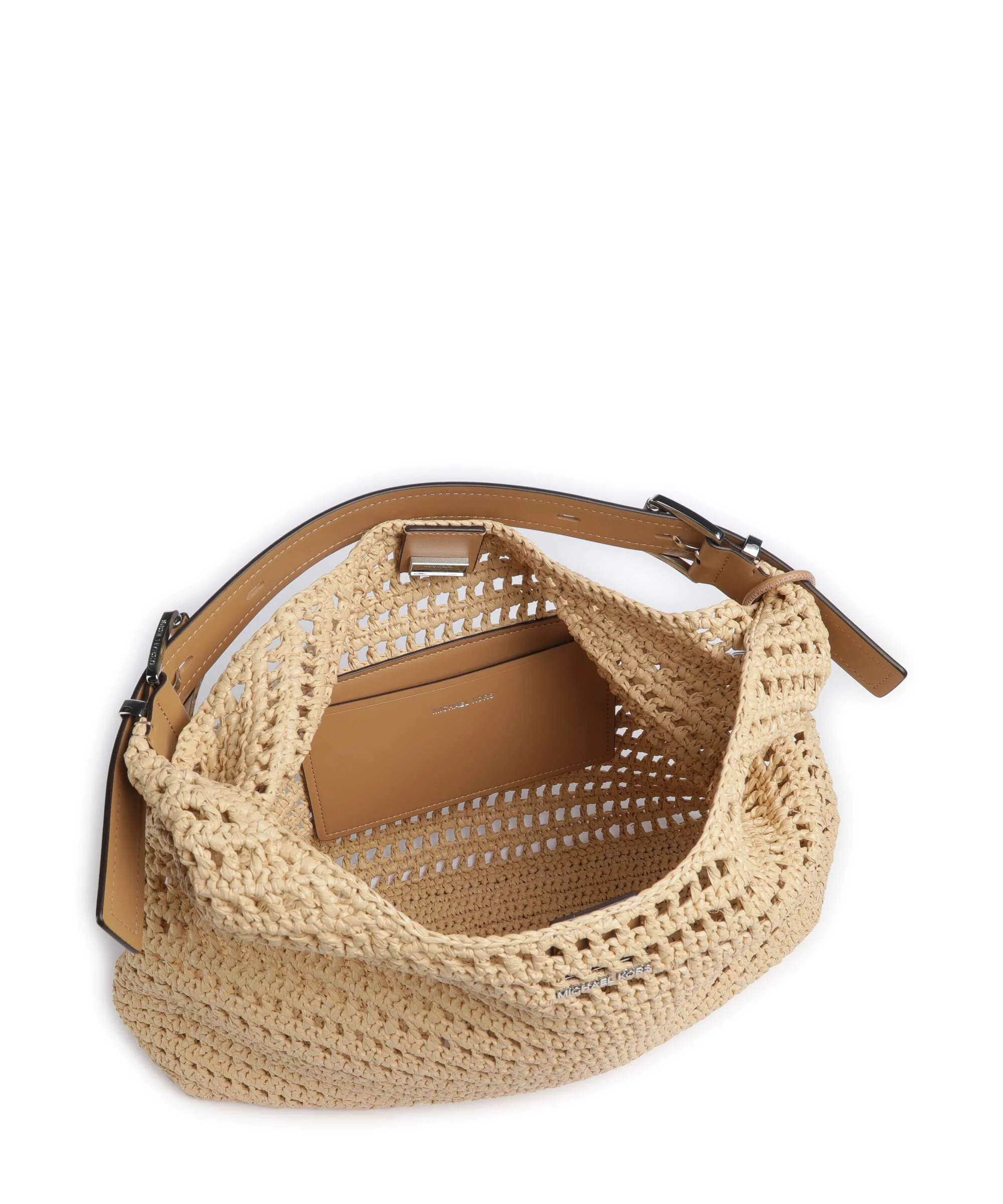 Michael Kors Nolita Large Torebka worek natural/peanut - Image 6