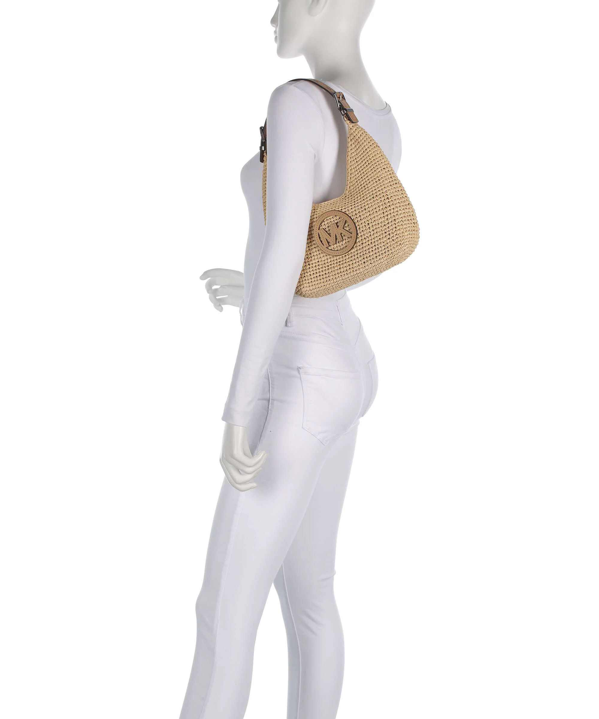 Michael Kors Nolita Small Torebka worek natural/peanut - Image 3