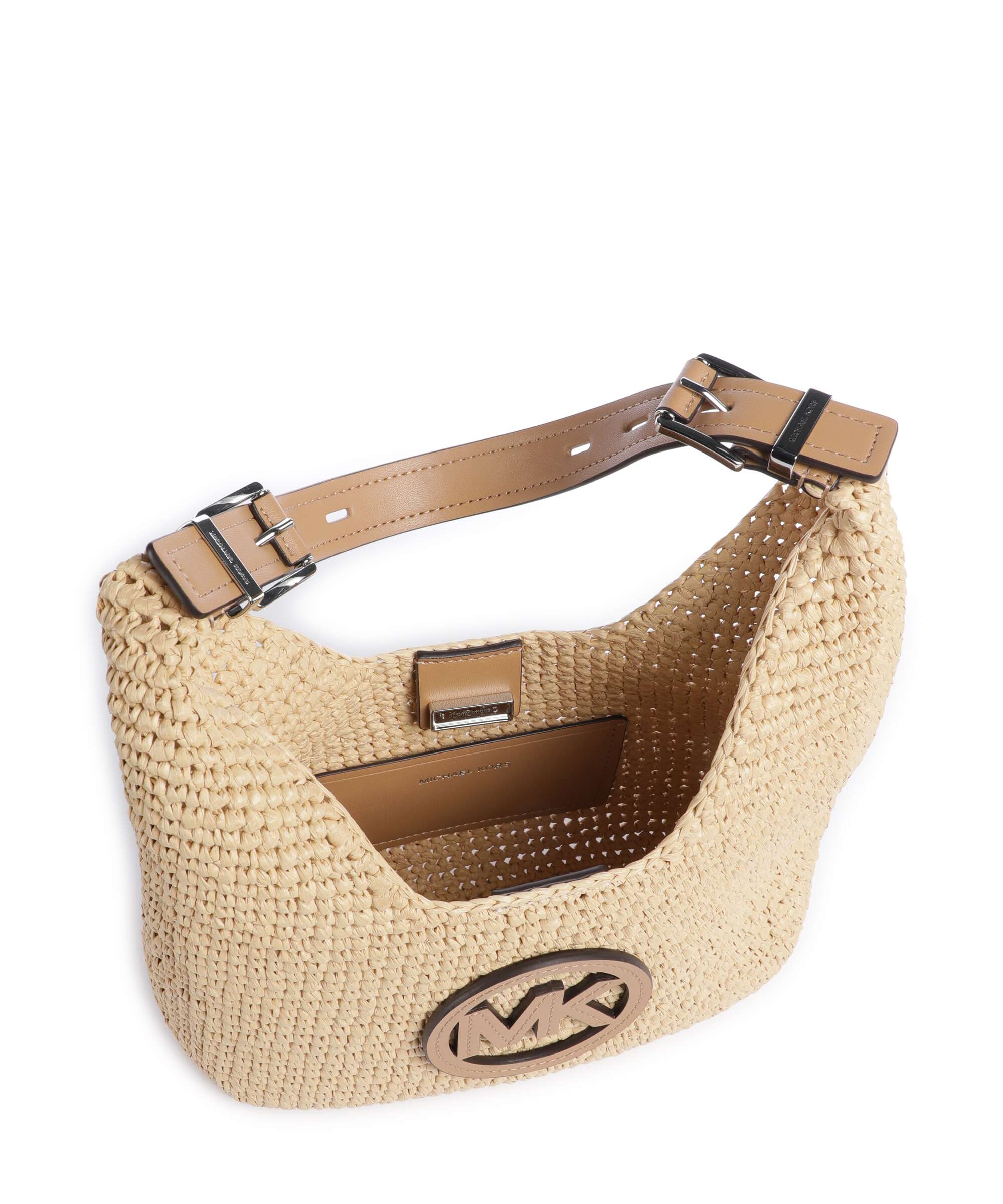 Michael Kors Nolita Small Torebka worek natural/peanut - Image 6
