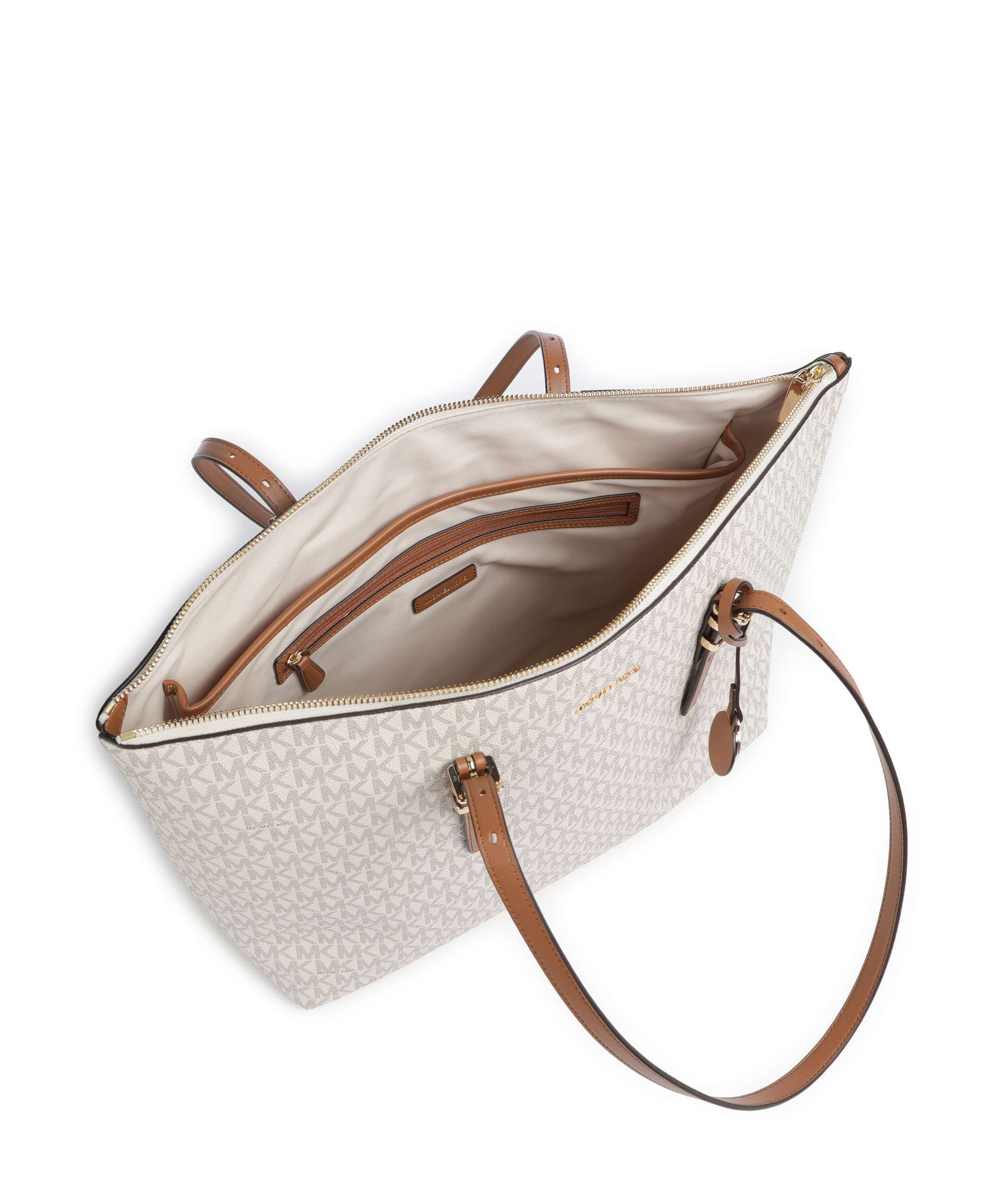 Michael Kors Quinn Large Torba na zakupy vanilla/acorn - Image 5