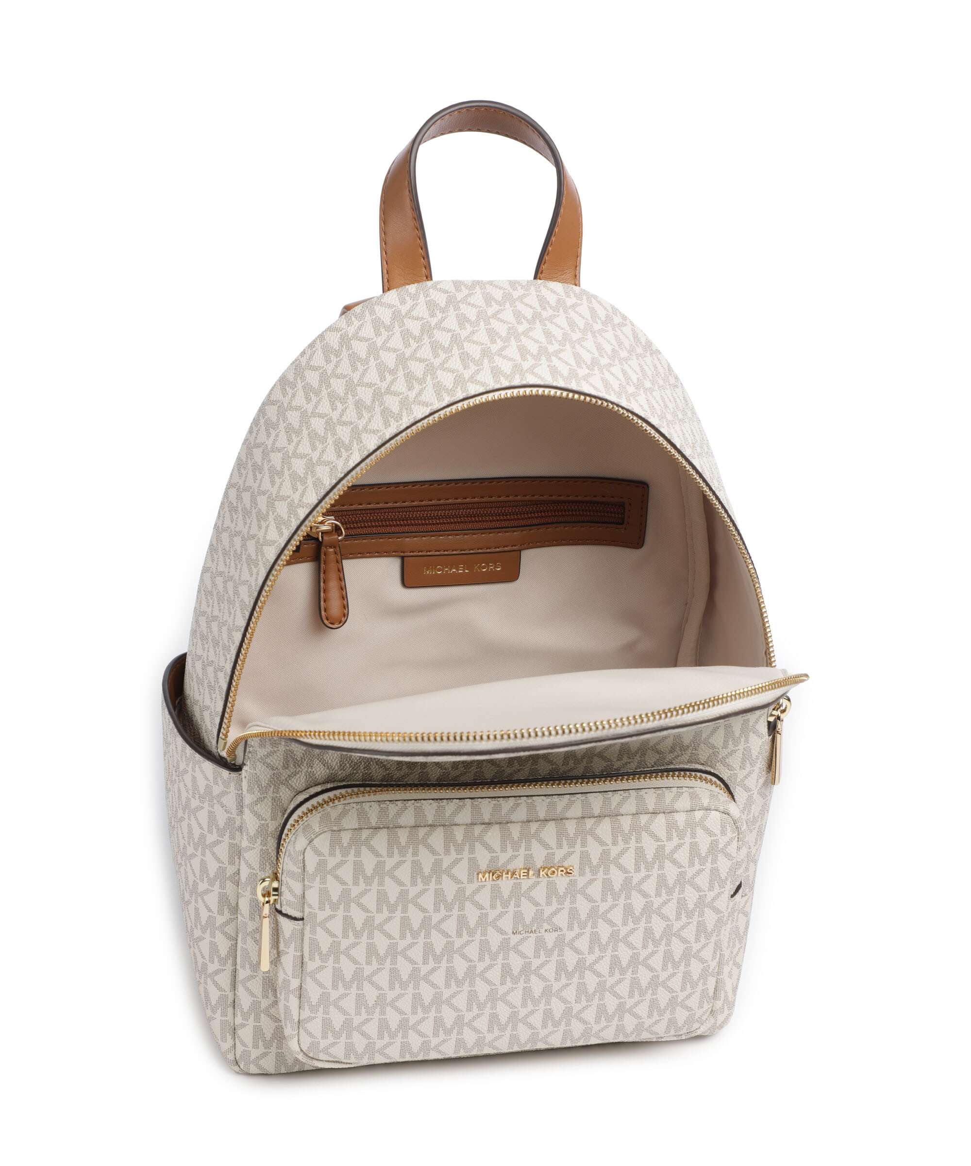 Michael Kors Tanner Medium Plecak vanilla/acorn - Image 5