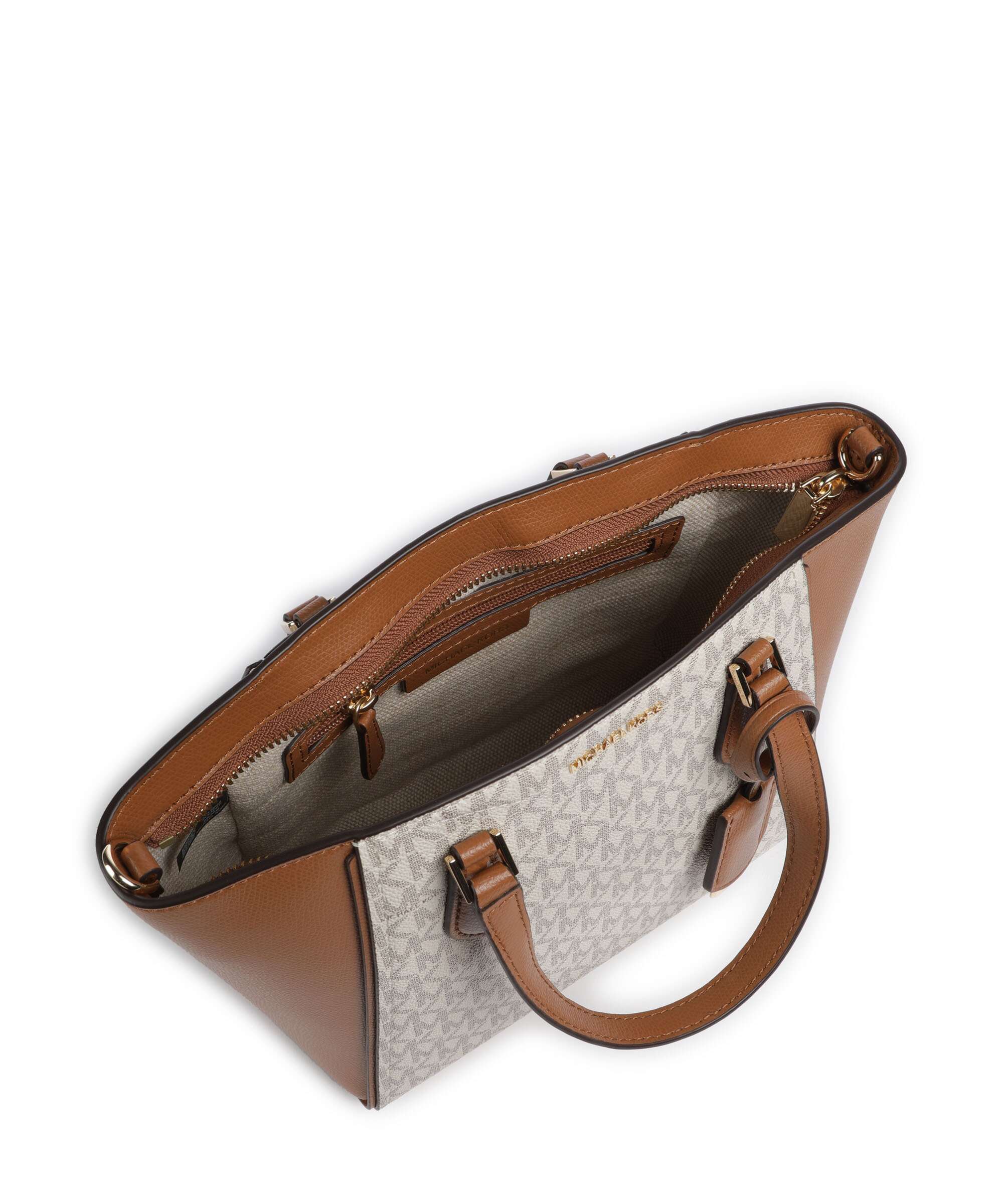 Michael Kors Taryn Torebka vanilla/acorn - Image 6