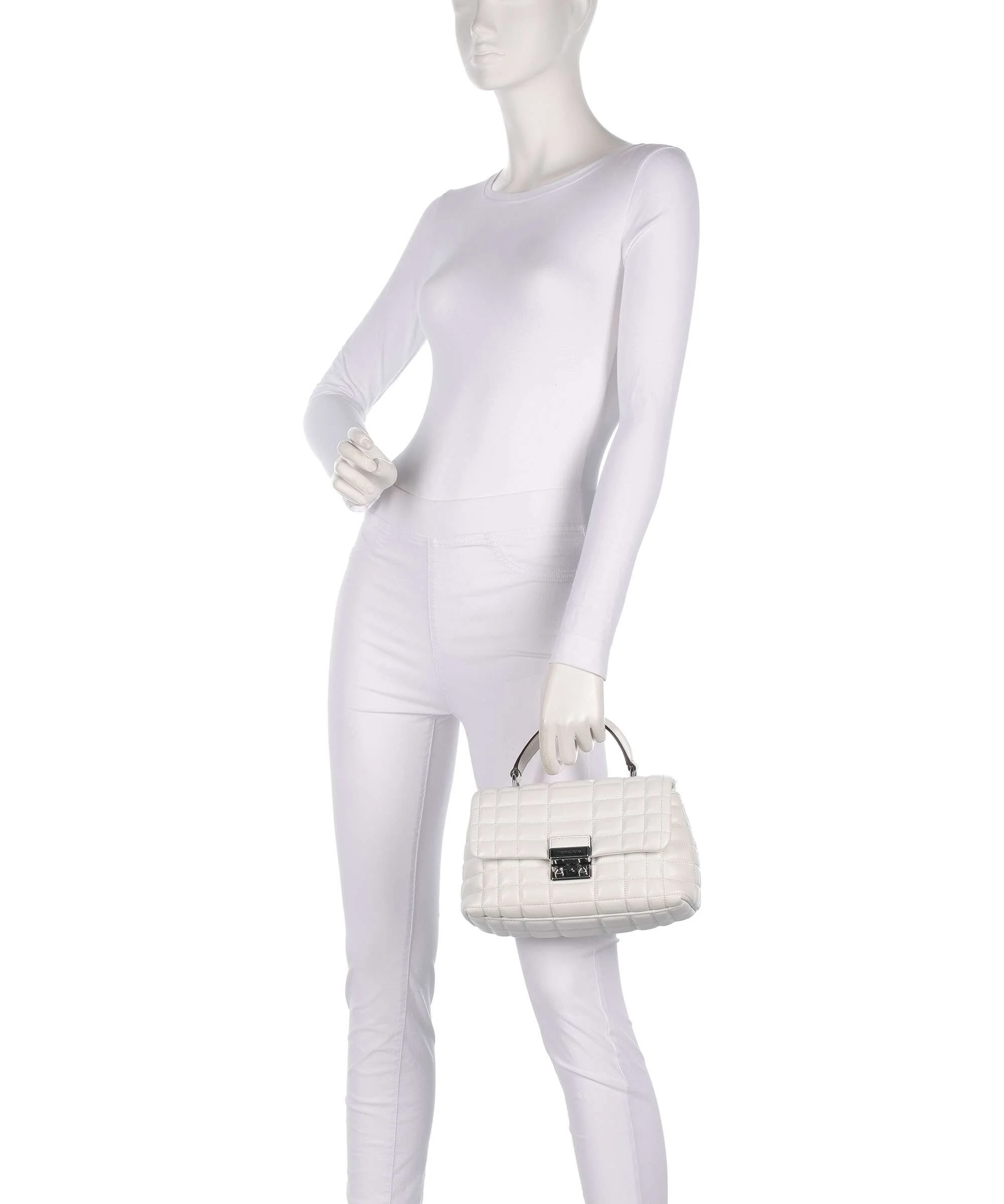 Michael Kors Tribeca Medium Torebka optic white - Image 3