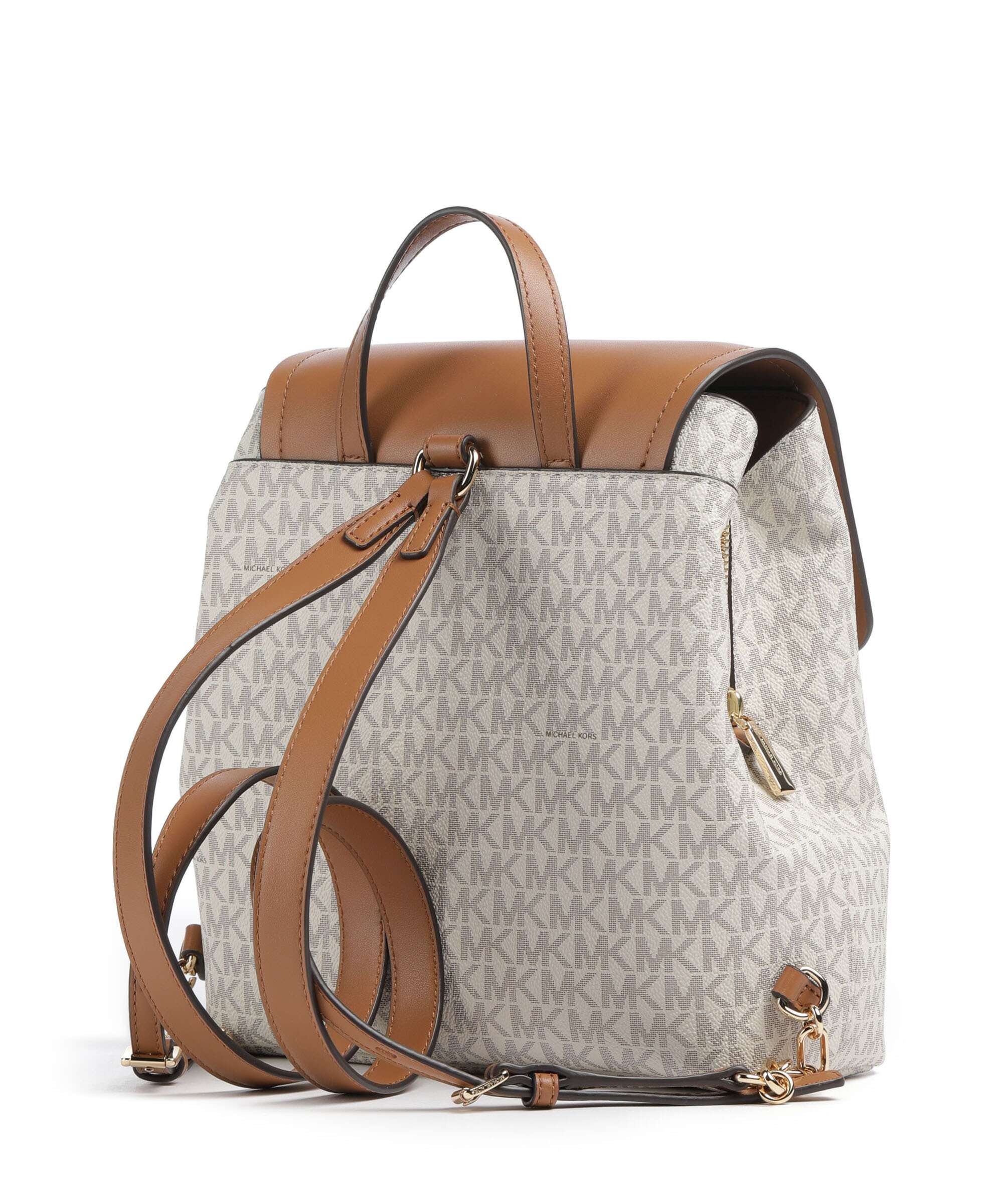 Michael Kors Tribeca Small Plecak vanilla/acorn - Image 2