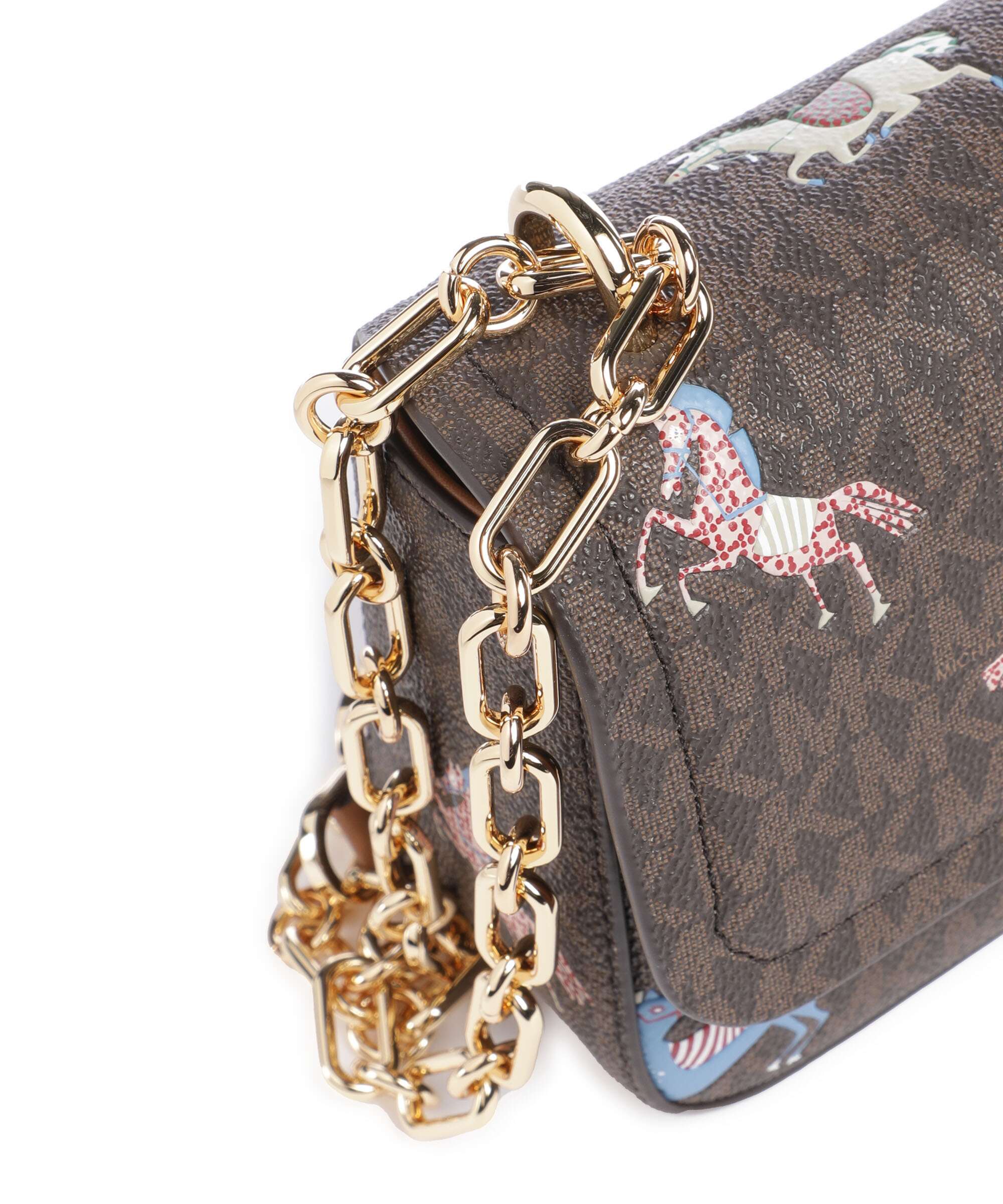 Michael Kors Tribeca Small Torba na ramię brown/acorn - Image 5