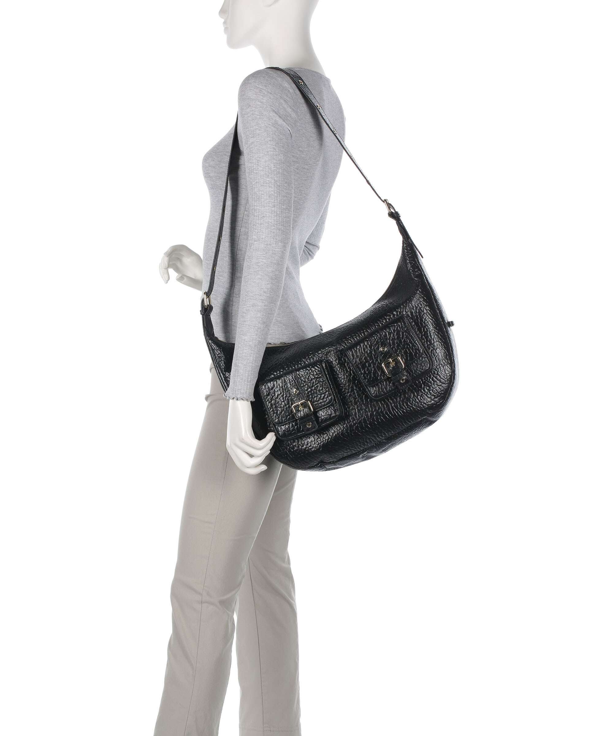 Núnoo New Zealand Stella Pocket Torebka worek black - Image 3