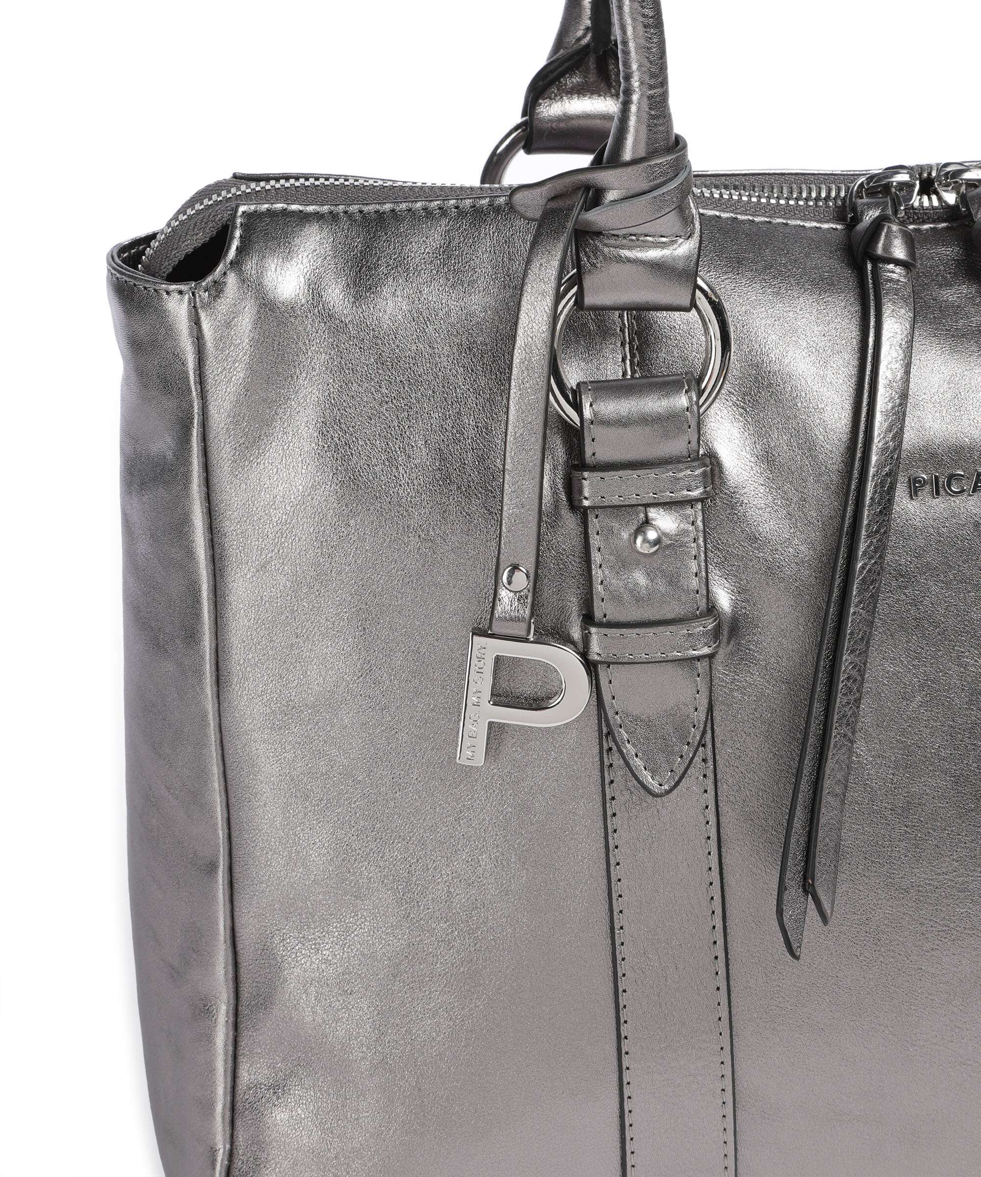 Picard Valesca Torba na zakupy silver - Image 4