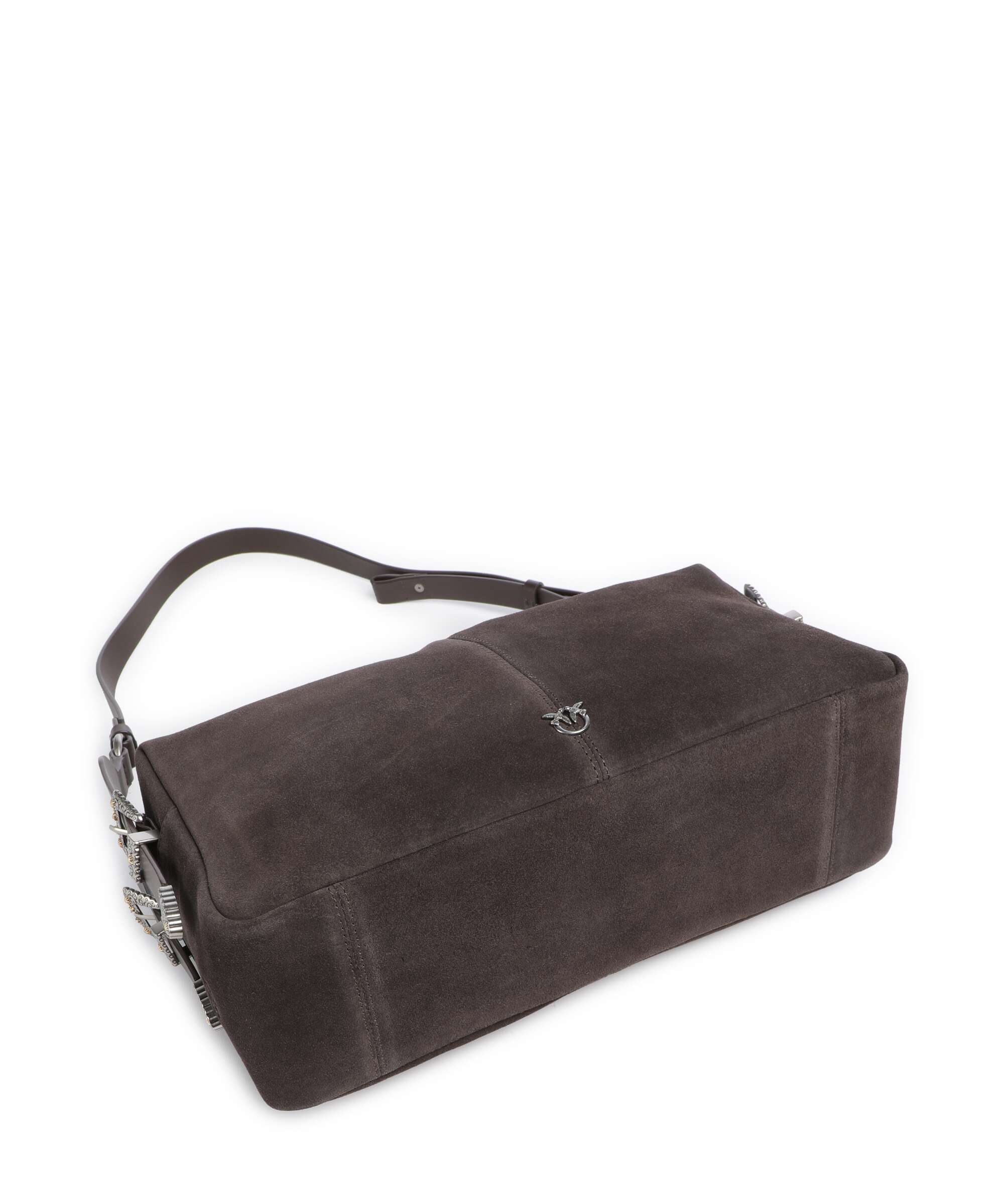 Pinko 24 Classic Torba na ramię marrone/chicco di caffe/old silver - Image 5