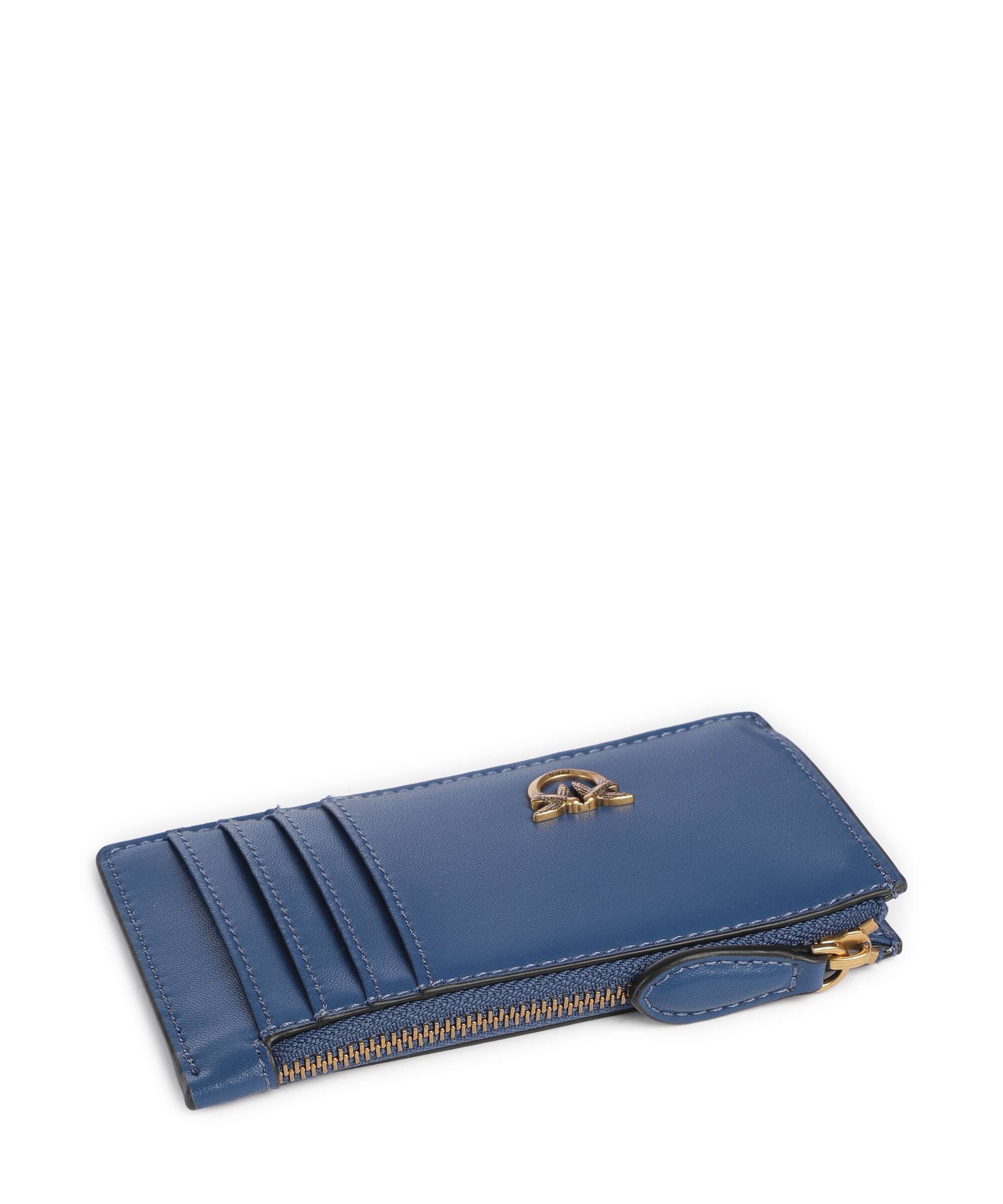 Pinko Airone Etui na karty kredytowe vero blu marino/antique gold - Image 3