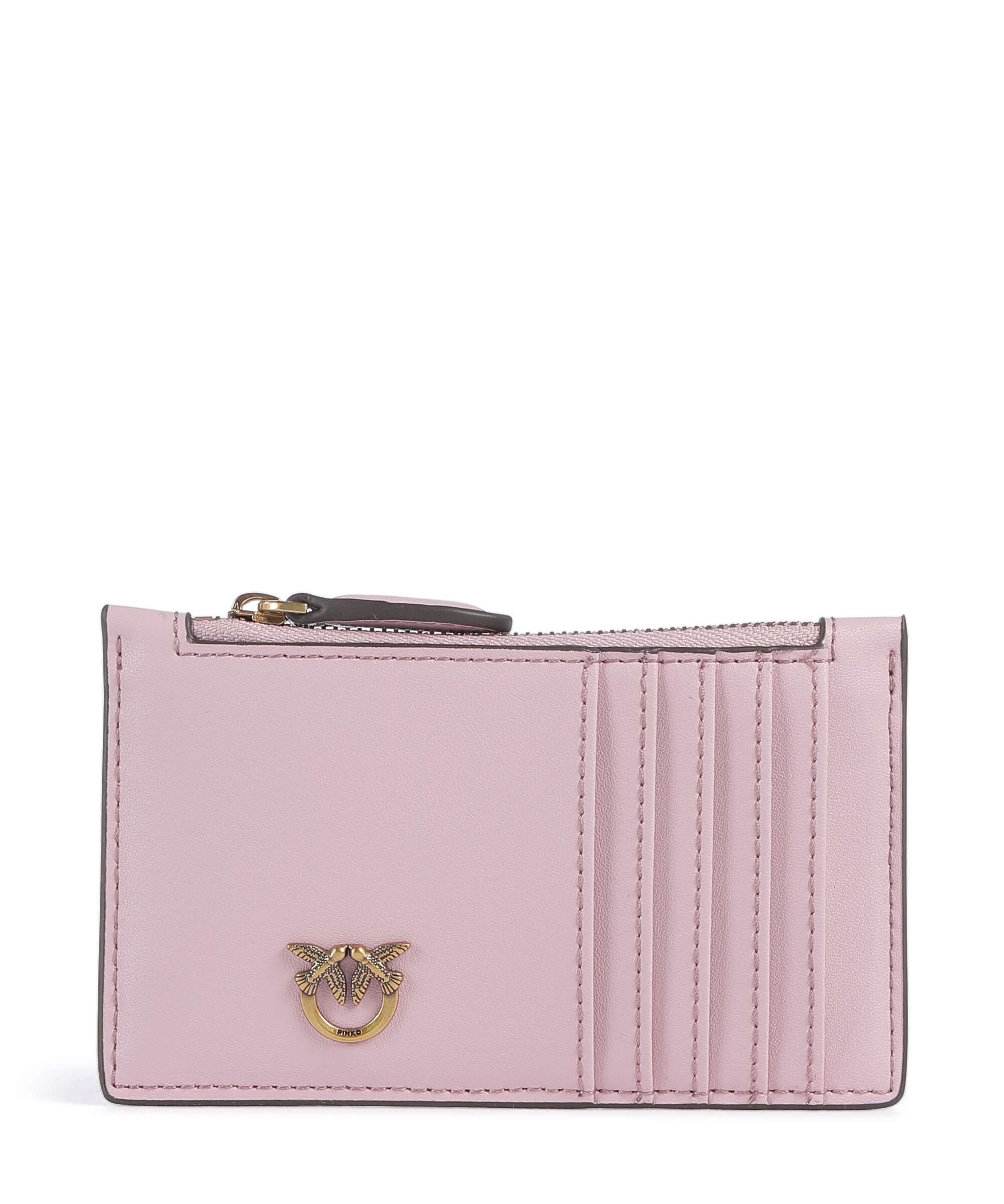 Pinko Airone Etui na karty kredytowe rosa chiaro/antique gold