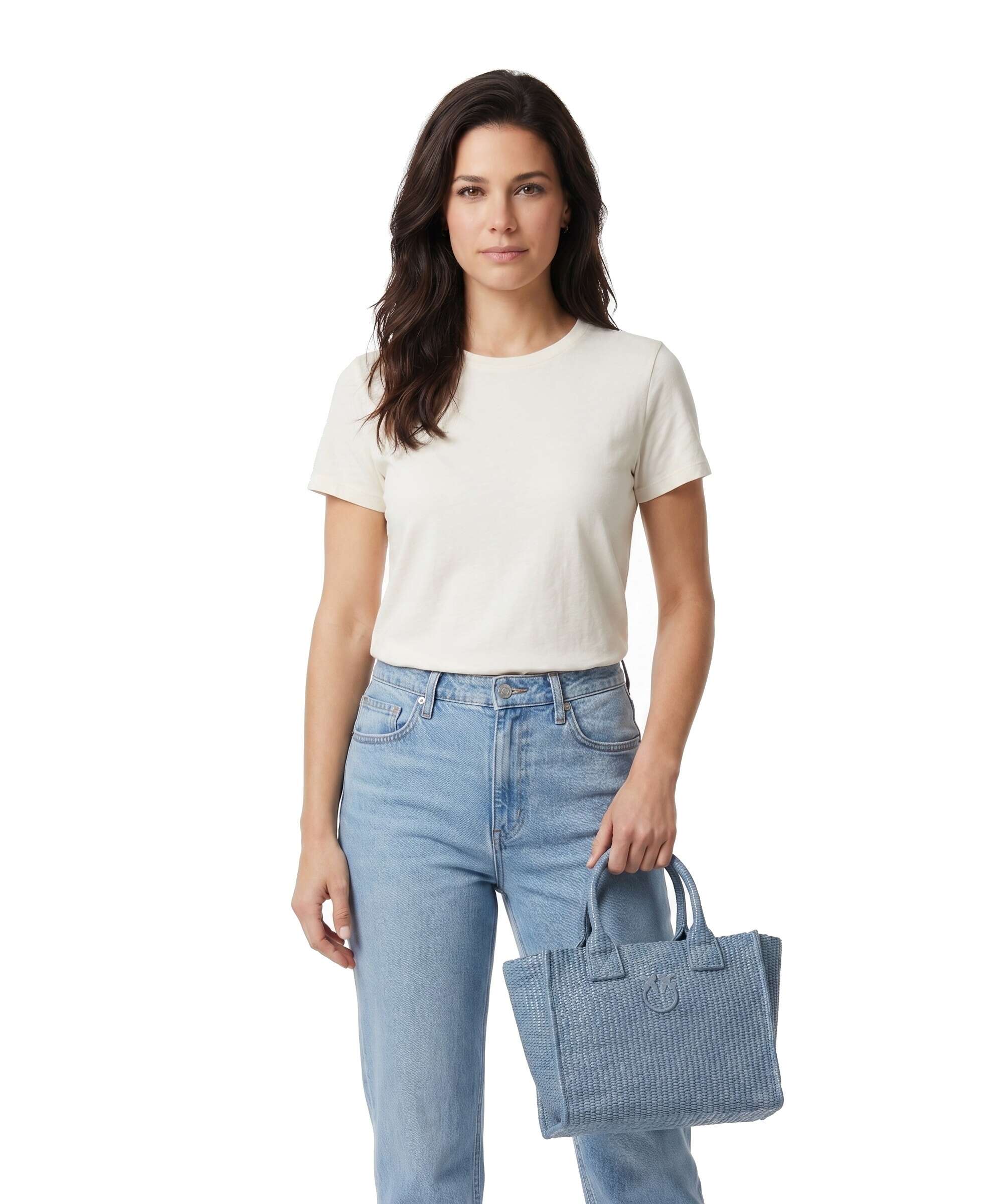 Pinko Beach Mini Torebka light blue - Image 3