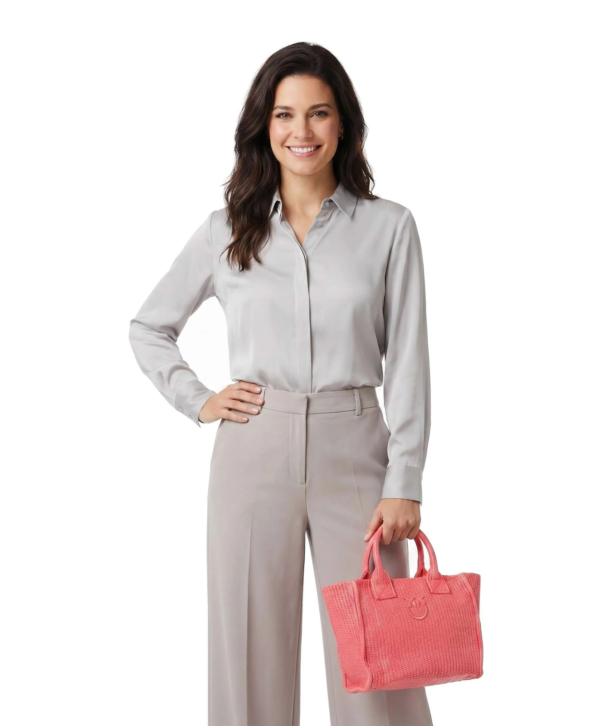 Pinko Beach Mini Torebka pink pinko - Image 3