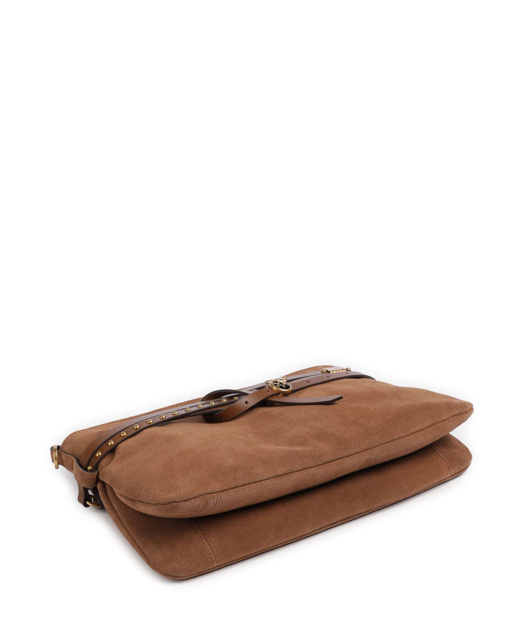 Pinko Belt Classic Torba na ramię marrone/leone/antique gold - Image 5
