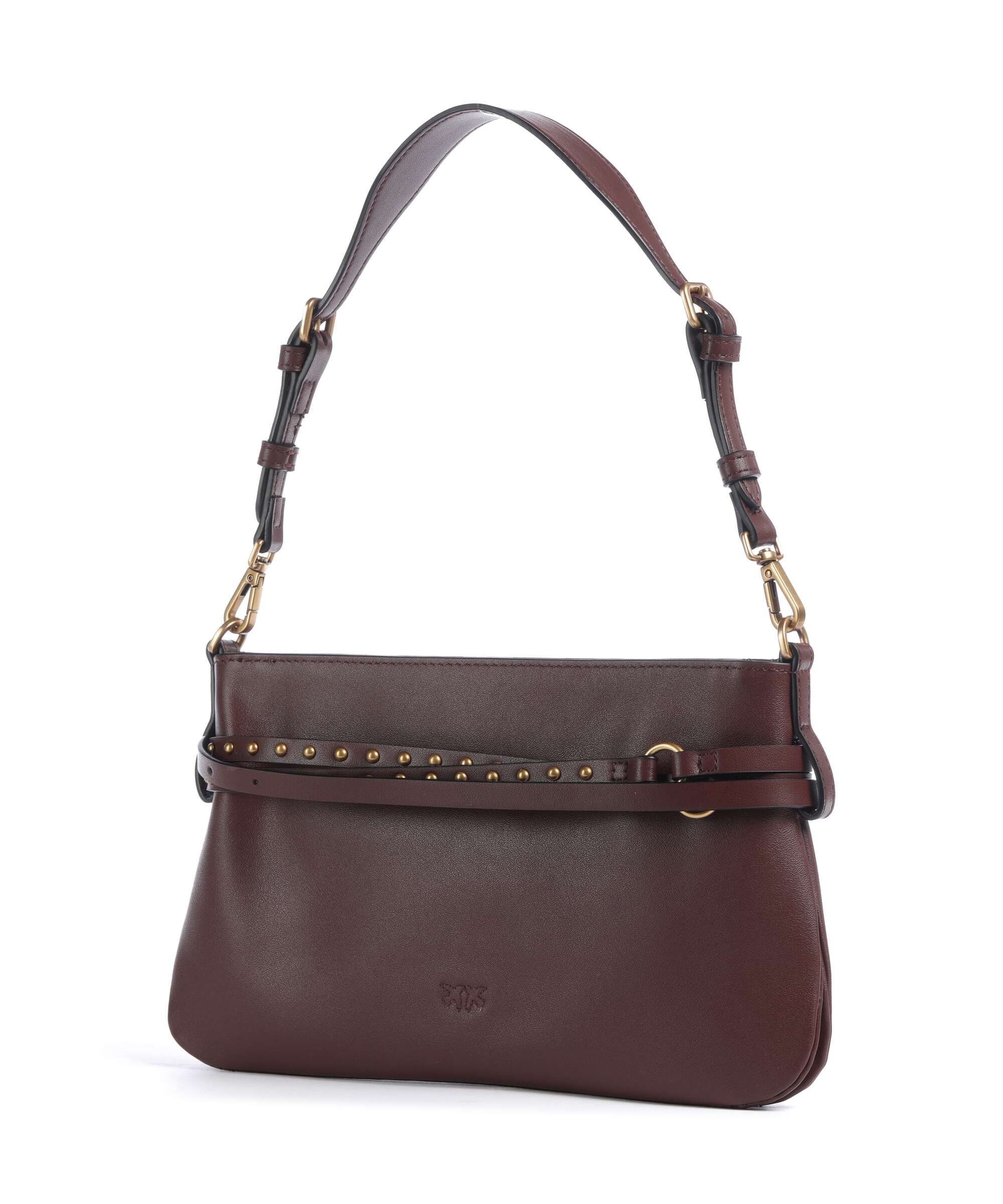 Pinko Belt Mini Torba na ramię burgundy wine/antique gold - Image 2