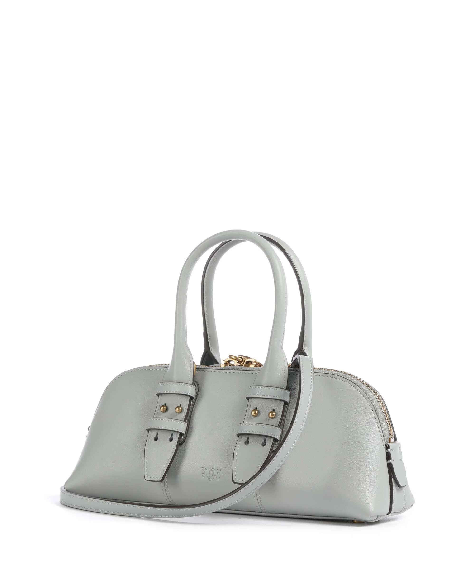 Pinko Bowling Horizontal Torebka grigio perla/antique gold - Image 2
