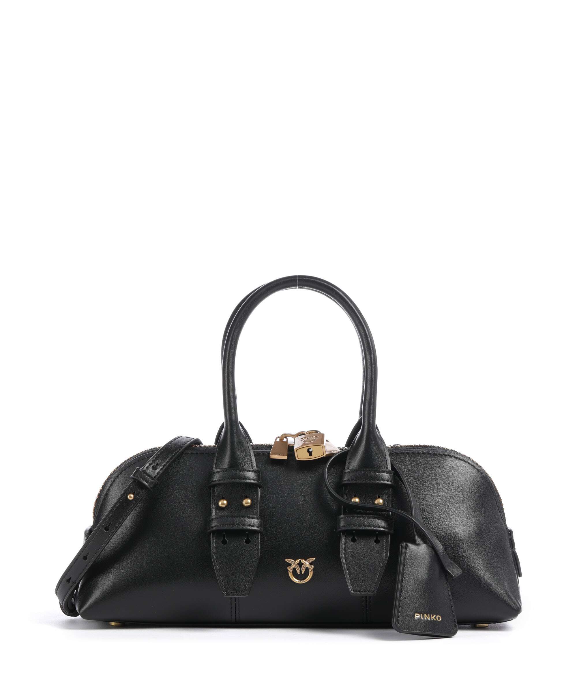 Pinko Bowling Horizontal Torebka nero/antique gold