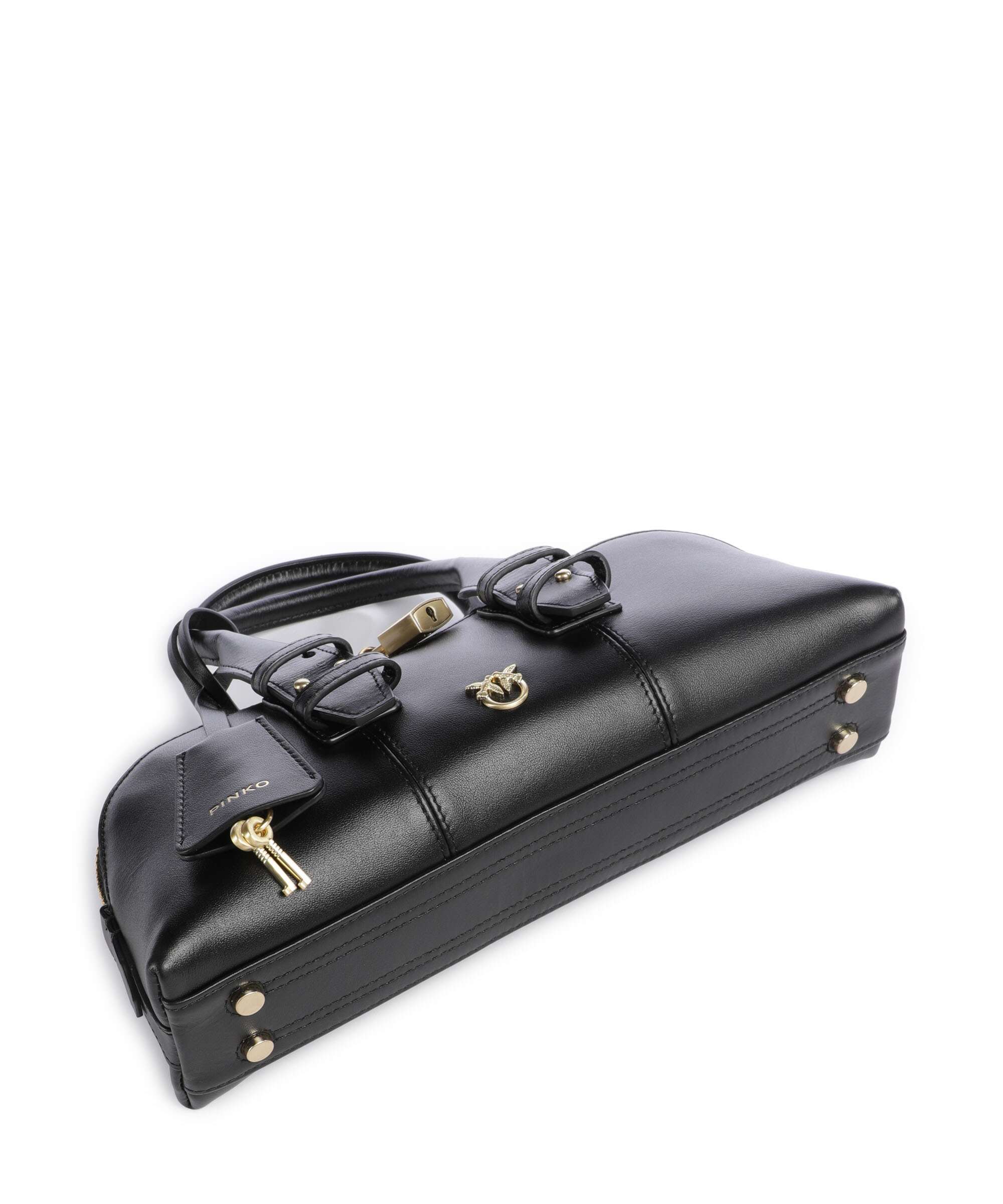 Pinko Bowling Horizontal Torebka nero limousine/matt gold - Image 5